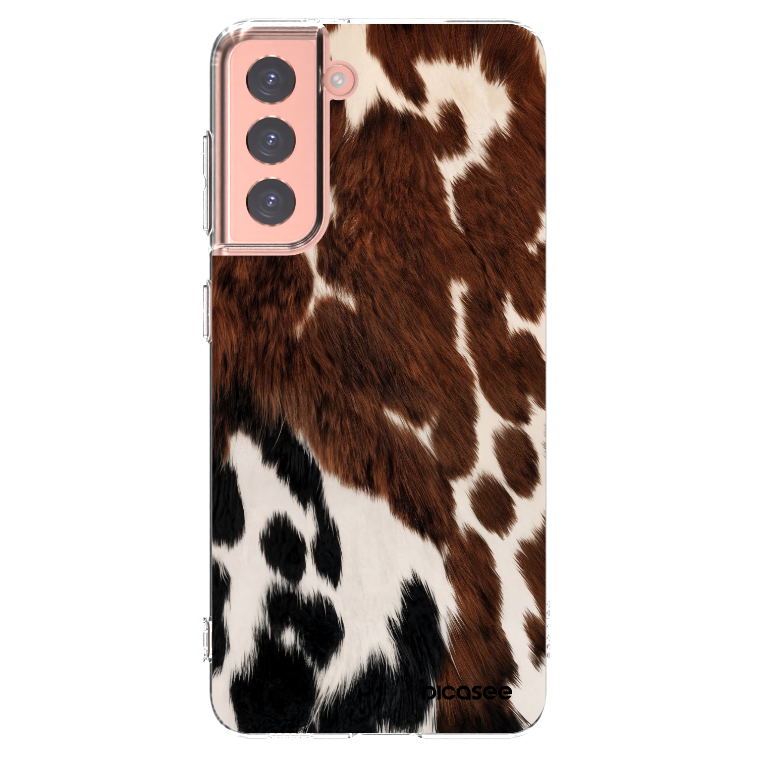 Picasee Samsung Galaxy S21 5G G991B Hülle - Transparentes Silikon - Rust