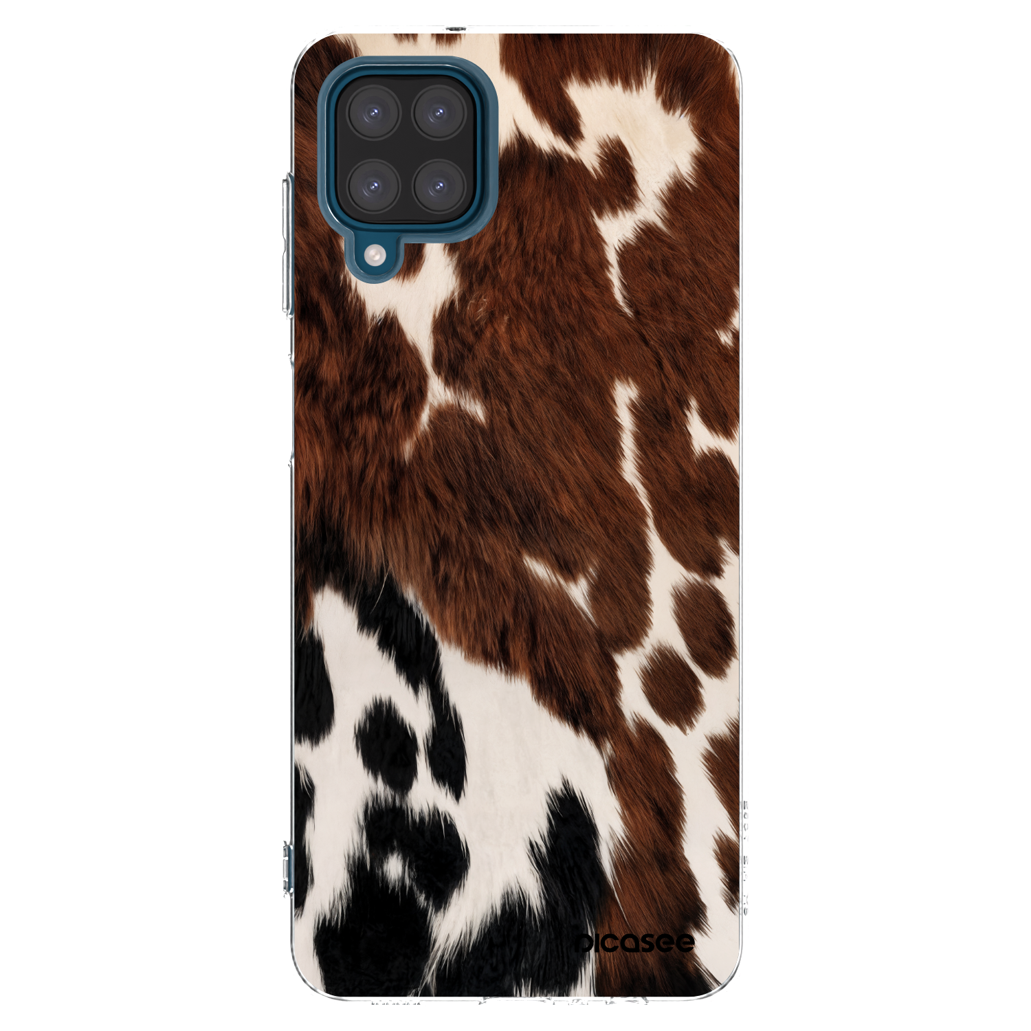 Picasee Samsung Galaxy A12 A125F Hülle - Transparentes Silikon - Rust