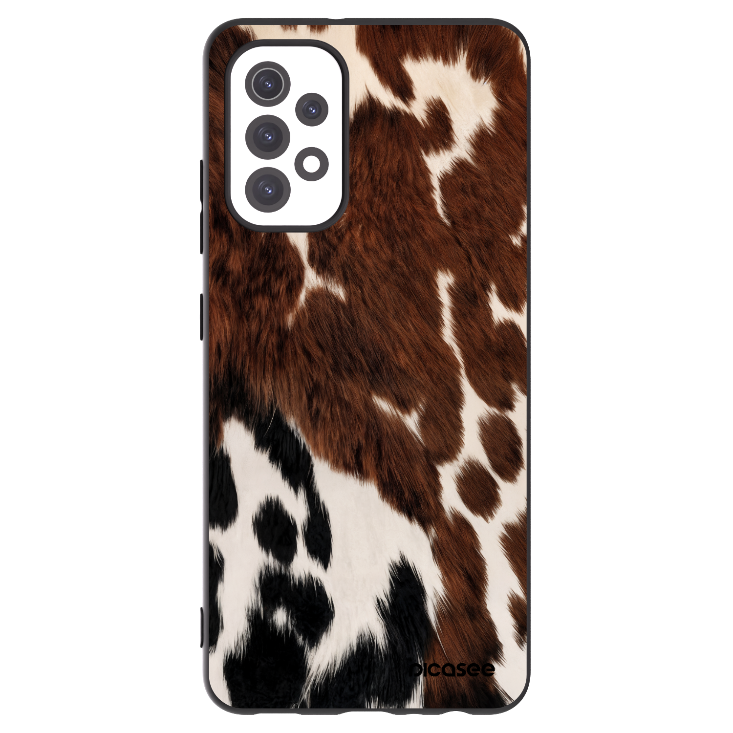 Picasee Samsung Galaxy A32 5G A326B Hülle - Schwarzes Silikon - Rust