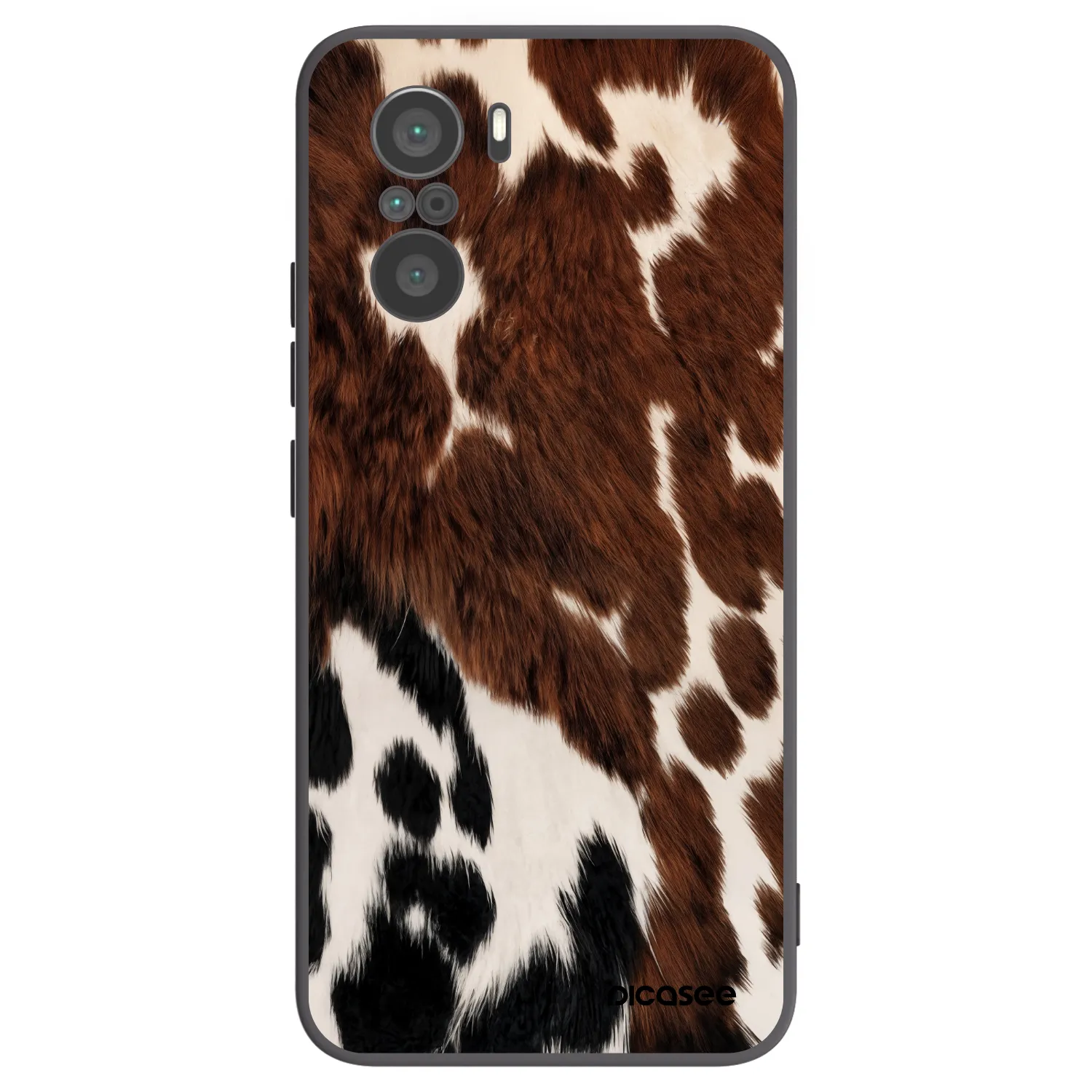Picasee Xiaomi Poco F3 Hülle - Schwarzes Silikon - Rust