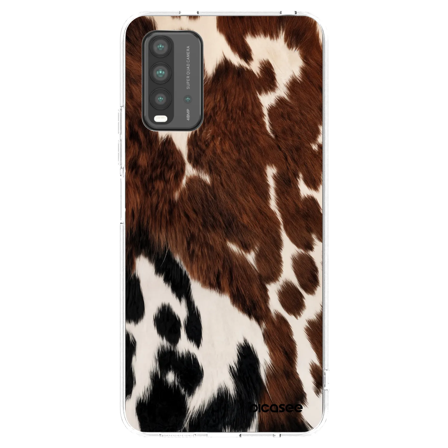 Picasee Xiaomi Redmi 9T Hülle - Schwarzes Silikon - Rust