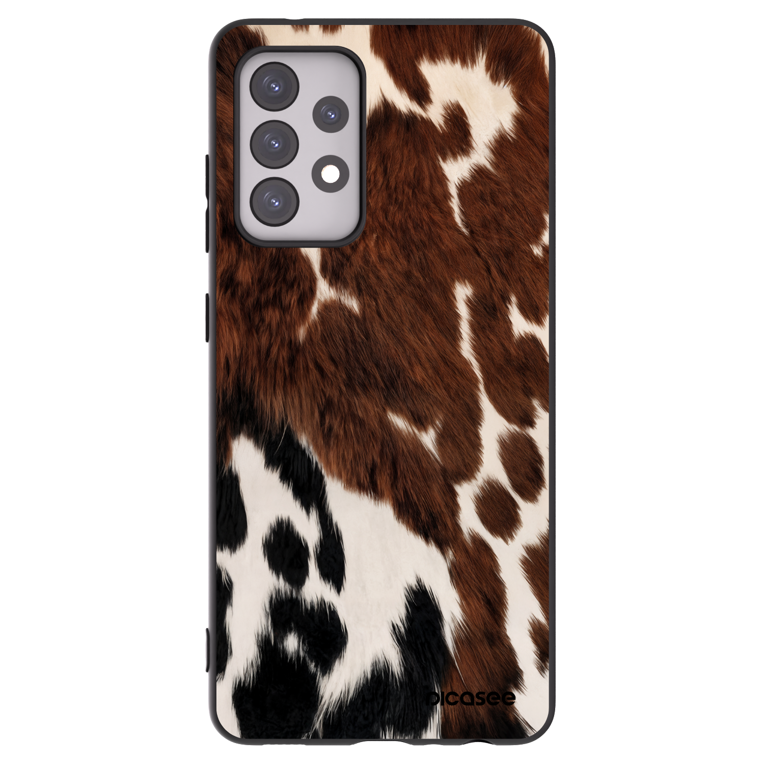 Picasee Samsung Galaxy A52s 5G A528B Hülle - Schwarzes Silikon - Rust
