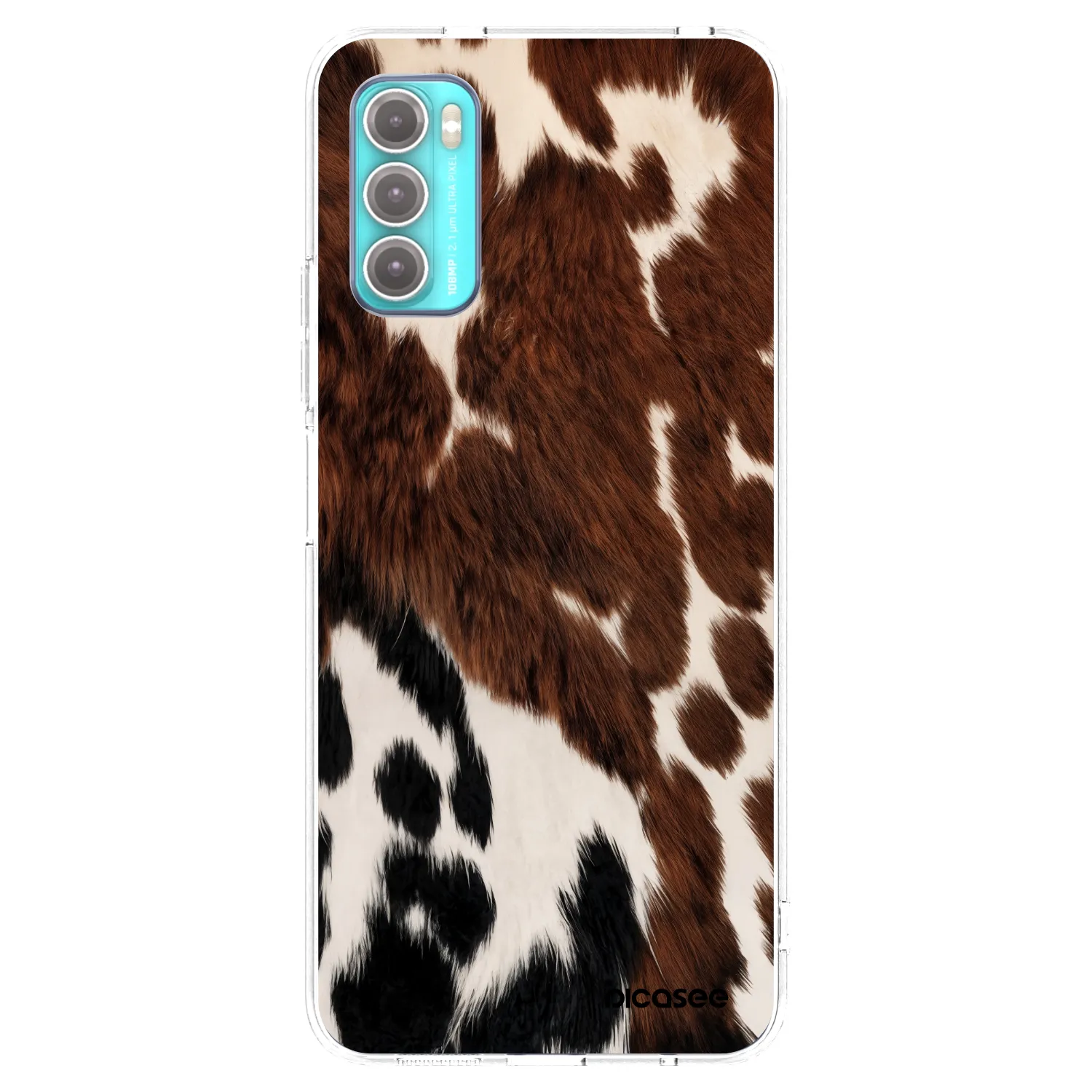 Picasee Motorola Moto G60 Hülle - Transparentes Silikon - Rust