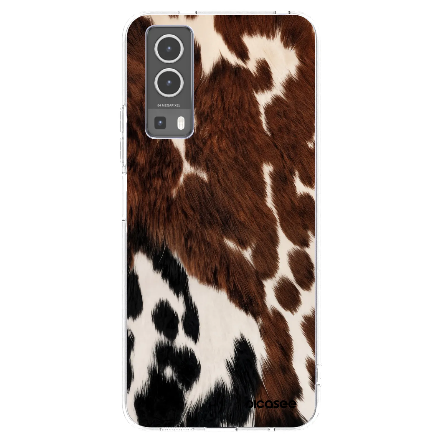 Picasee Vivo Y72 5G Hülle - Transparentes Silikon - Rust