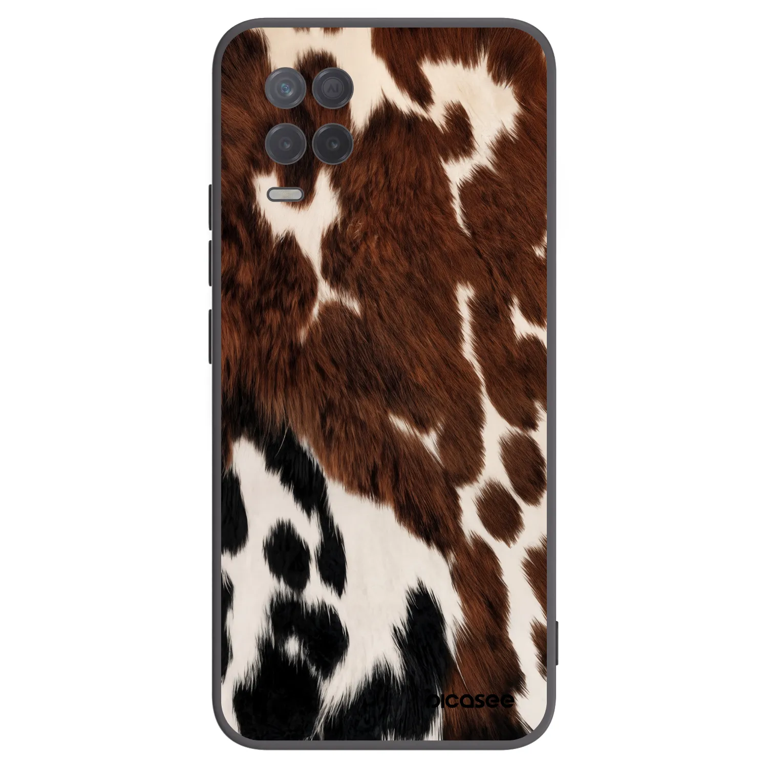 Picasee Realme 8 5G Hülle - Schwarzes Silikon - Rust