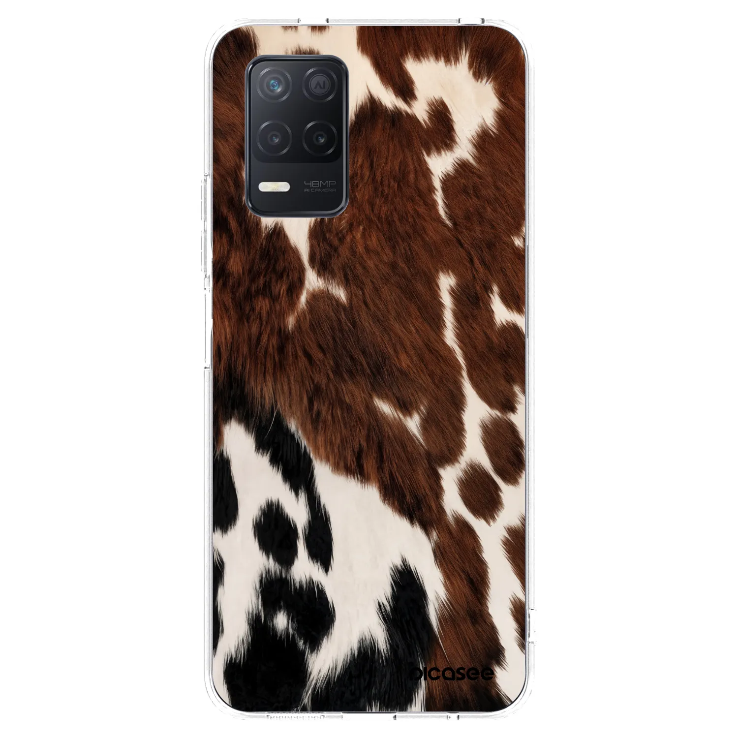 Picasee Realme 8 5G Hülle - Transparentes Silikon - Rust