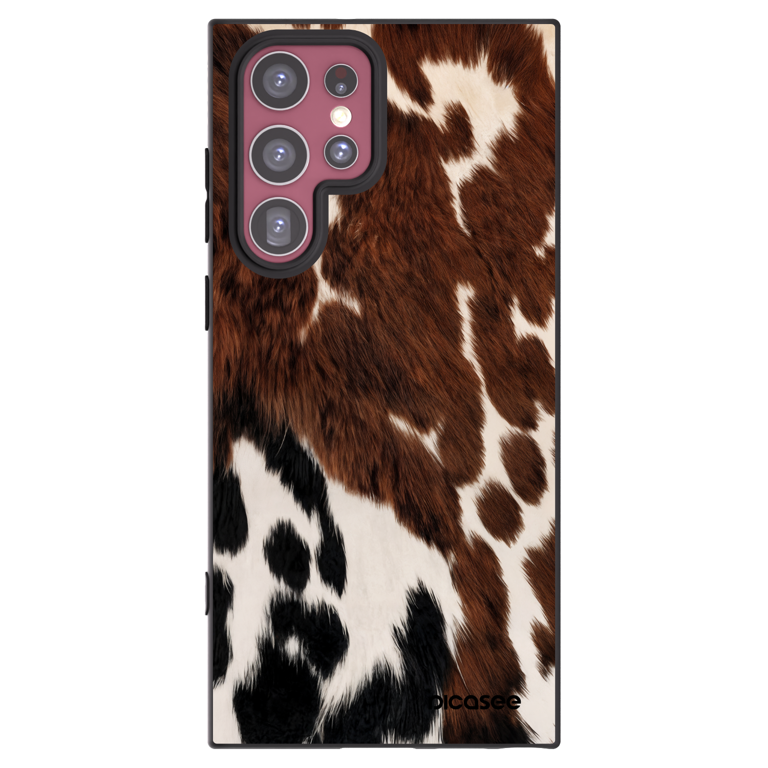 Picasee Samsung Galaxy S22 Ultra 5G Hülle - Schwarzes Silikon - Rust