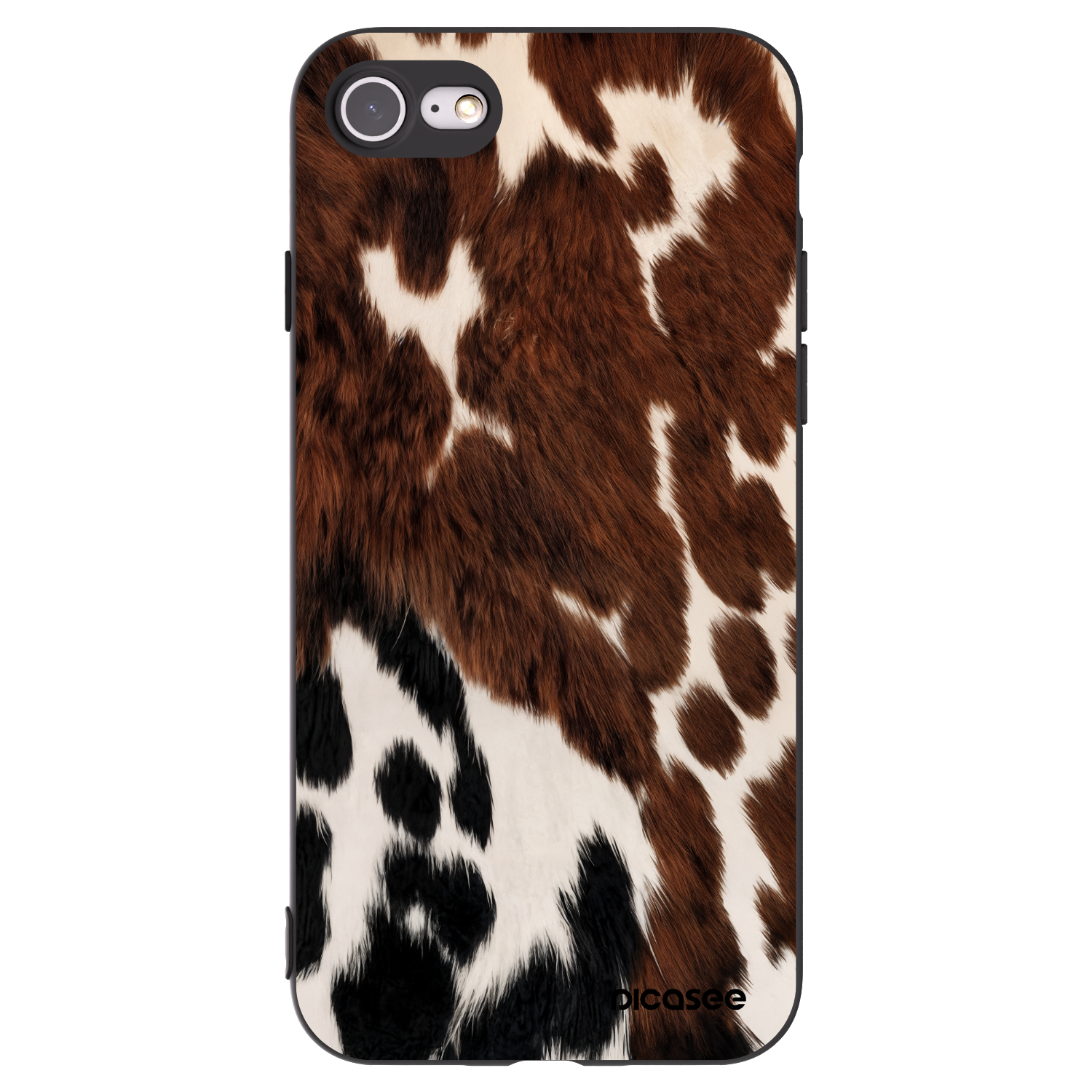 Picasee Apple iPhone SE 2022 Hülle - Schwarzes Silikon - Rust