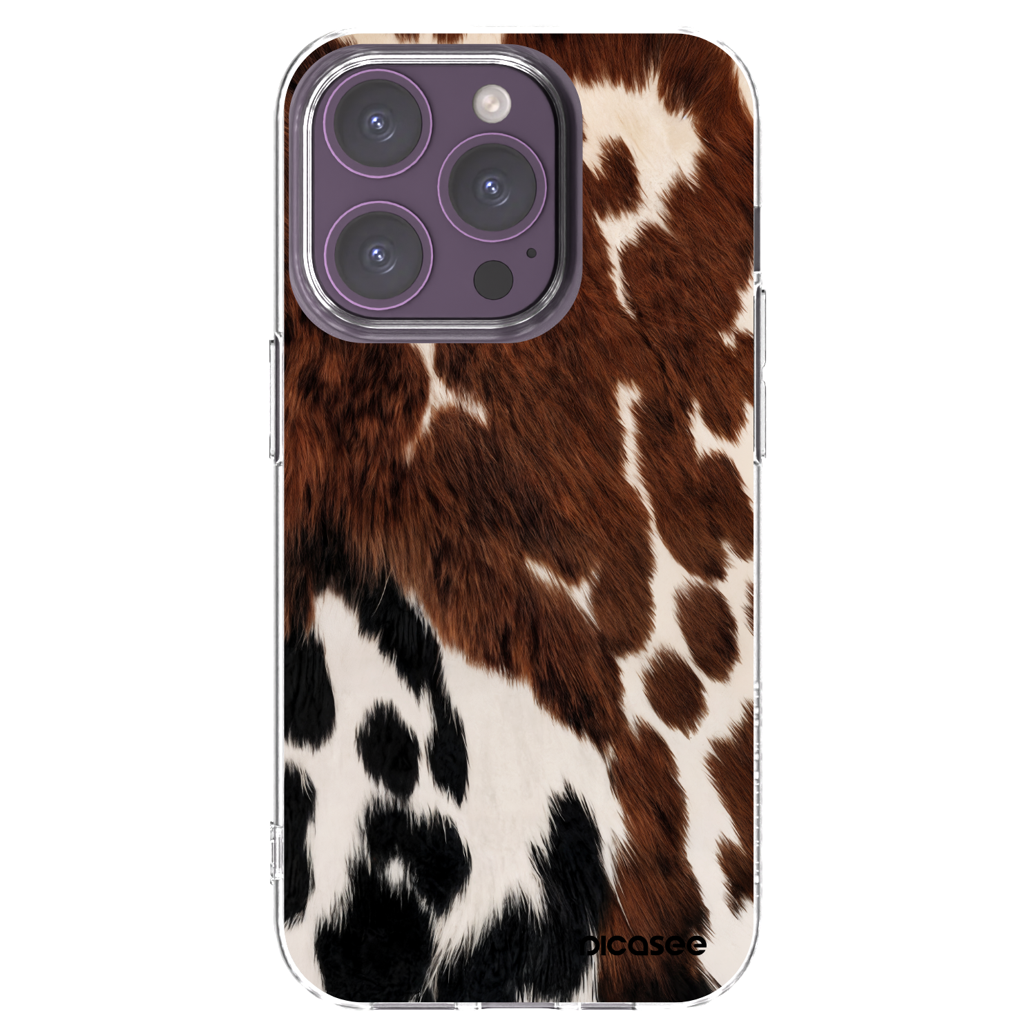 Picasee Apple iPhone 14 Pro Hülle - Transparentes Silikon - Rust