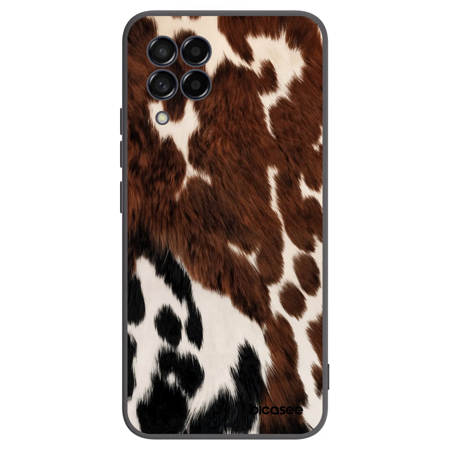 Picasee Samsung Galaxy M53 5G Hülle - Schwarzes Silikon - Rust