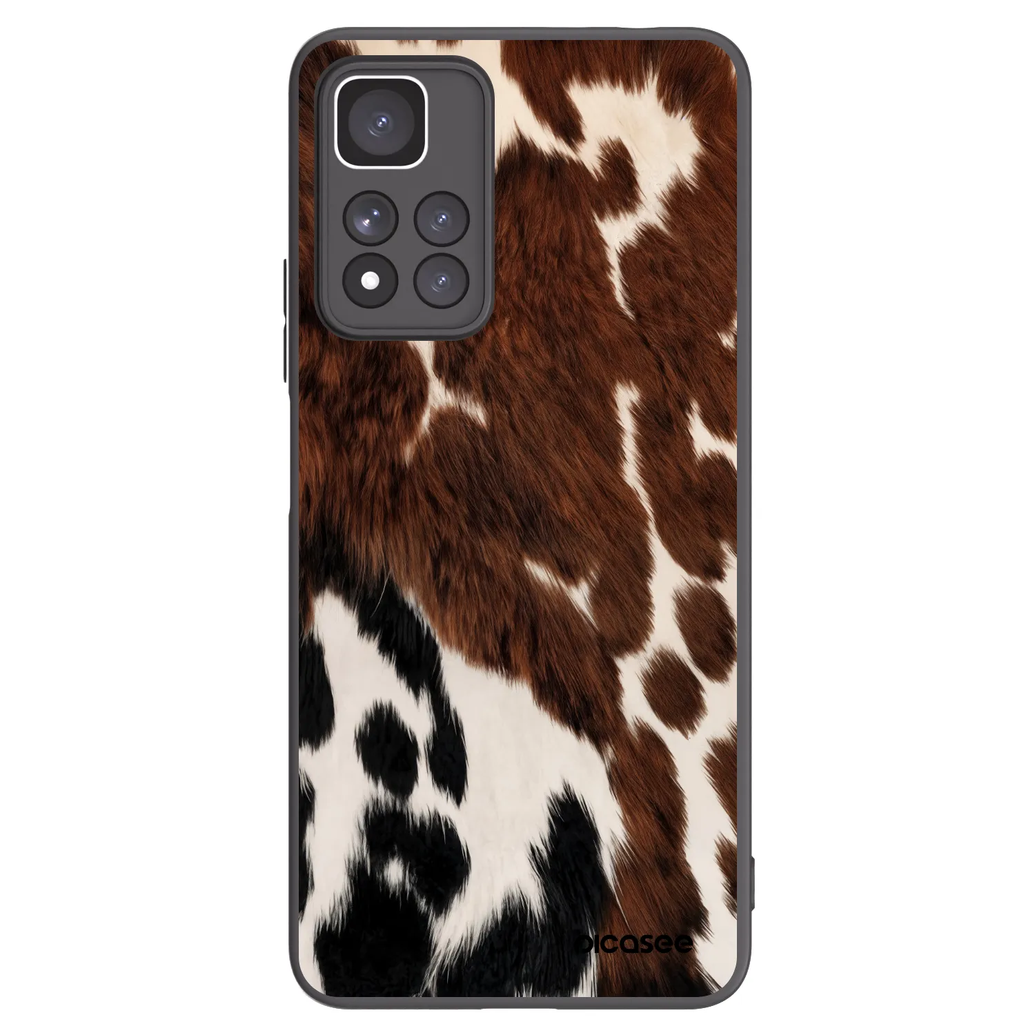 Picasee Xiaomi Redmi Note 11 Pro+ 5G Hülle - Schwarzes Silikon - Rust
