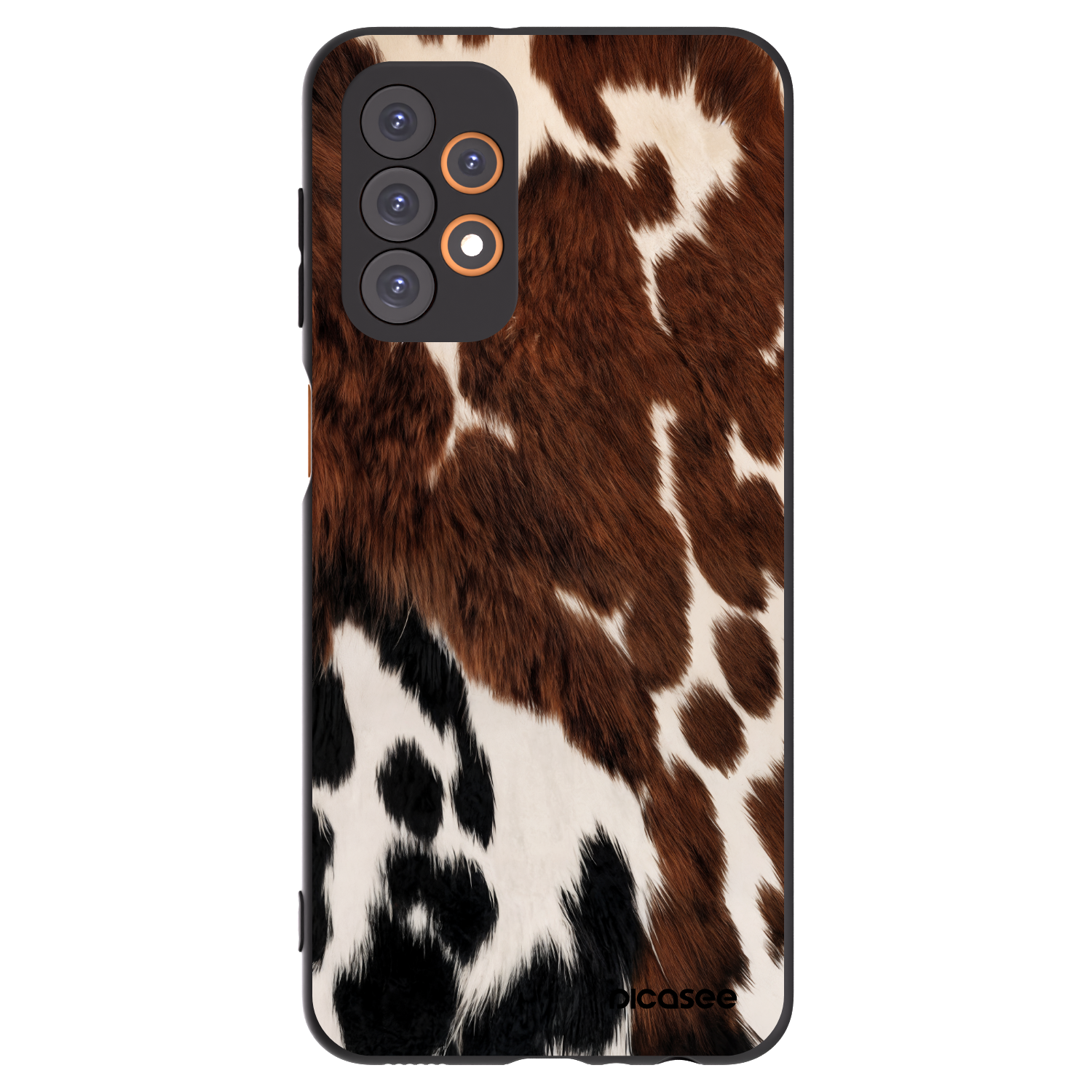 Picasee Samsung Galaxy A23 A235F 4G Hülle - Schwarzes Silikon - Rust