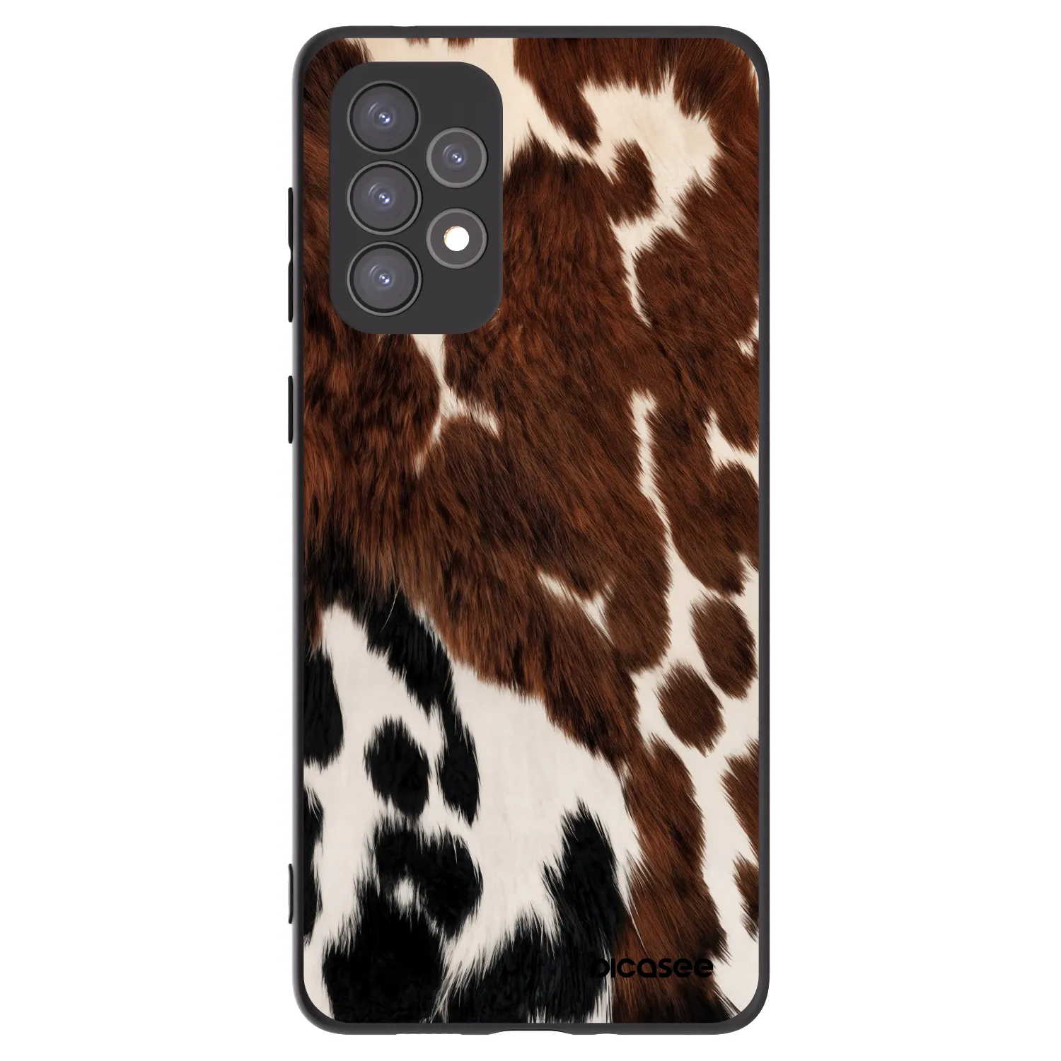Picasee Samsung Galaxy A73 5G Hülle - Schwarzes Silikon - Rust