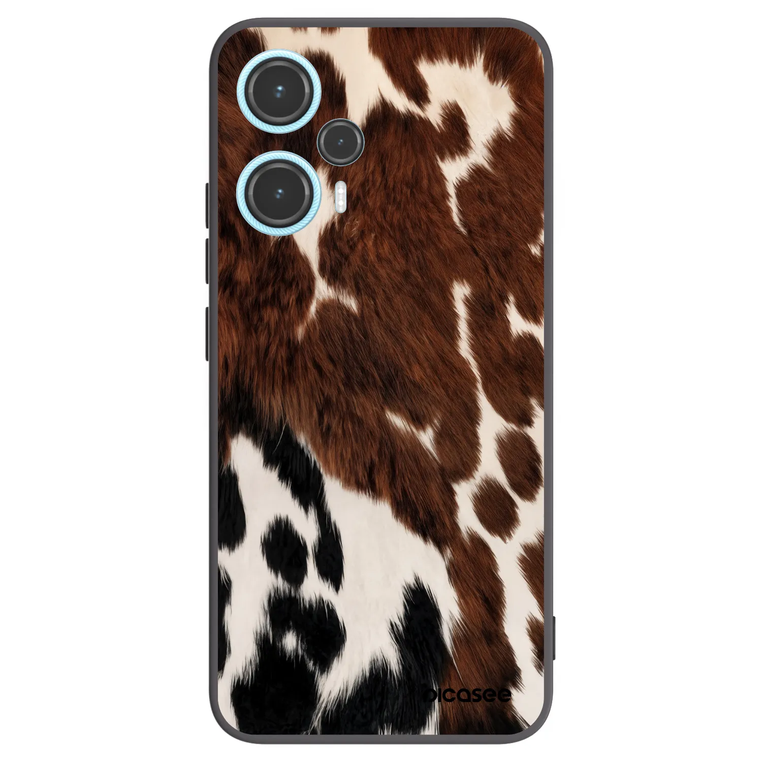 Picasee Xiaomi Poco F5 Hülle - Schwarzes Silikon - Rust