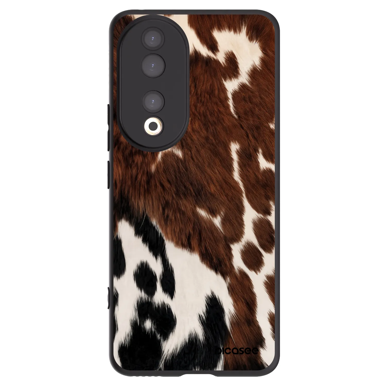 Picasee Honor 90 5G Hülle - Schwarzes Silikon - Rust