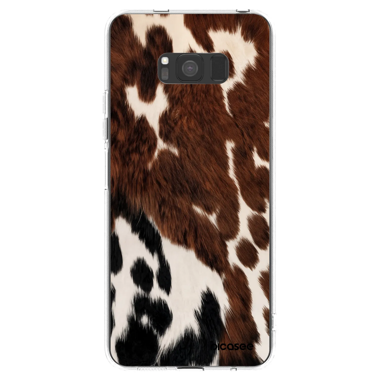 Picasee Samsung Galaxy S8 G950F Hülle - Transparentes Silikon - Rust