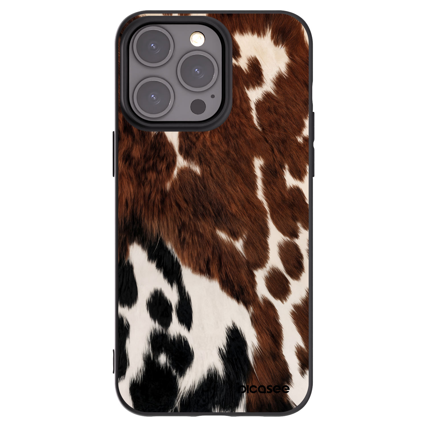 Picasee Apple iPhone 15 Pro Max Hülle - Schwarzes Silikon - Rust