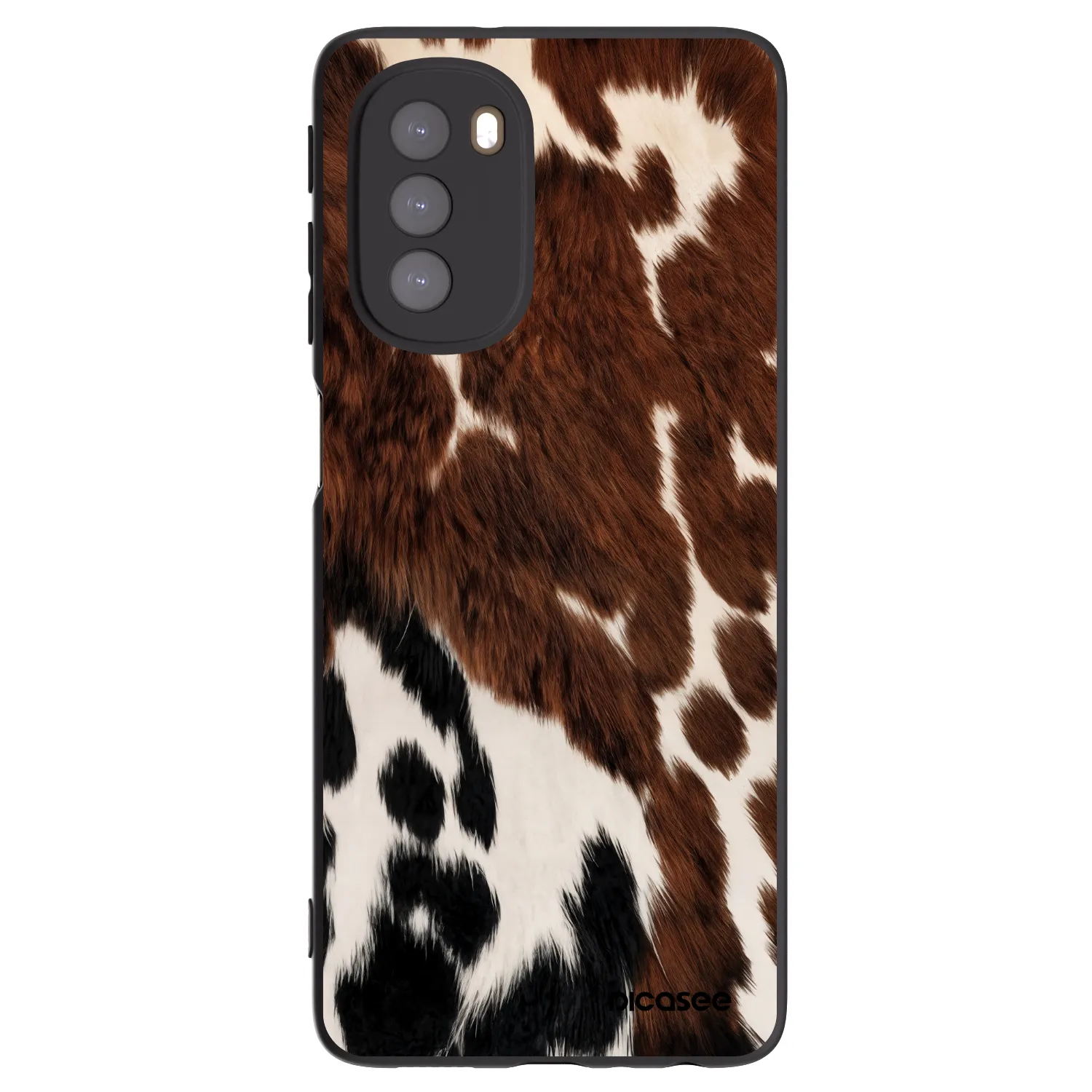 Picasee Motorola Moto G51 Hülle - Schwarzes Silikon - Rust