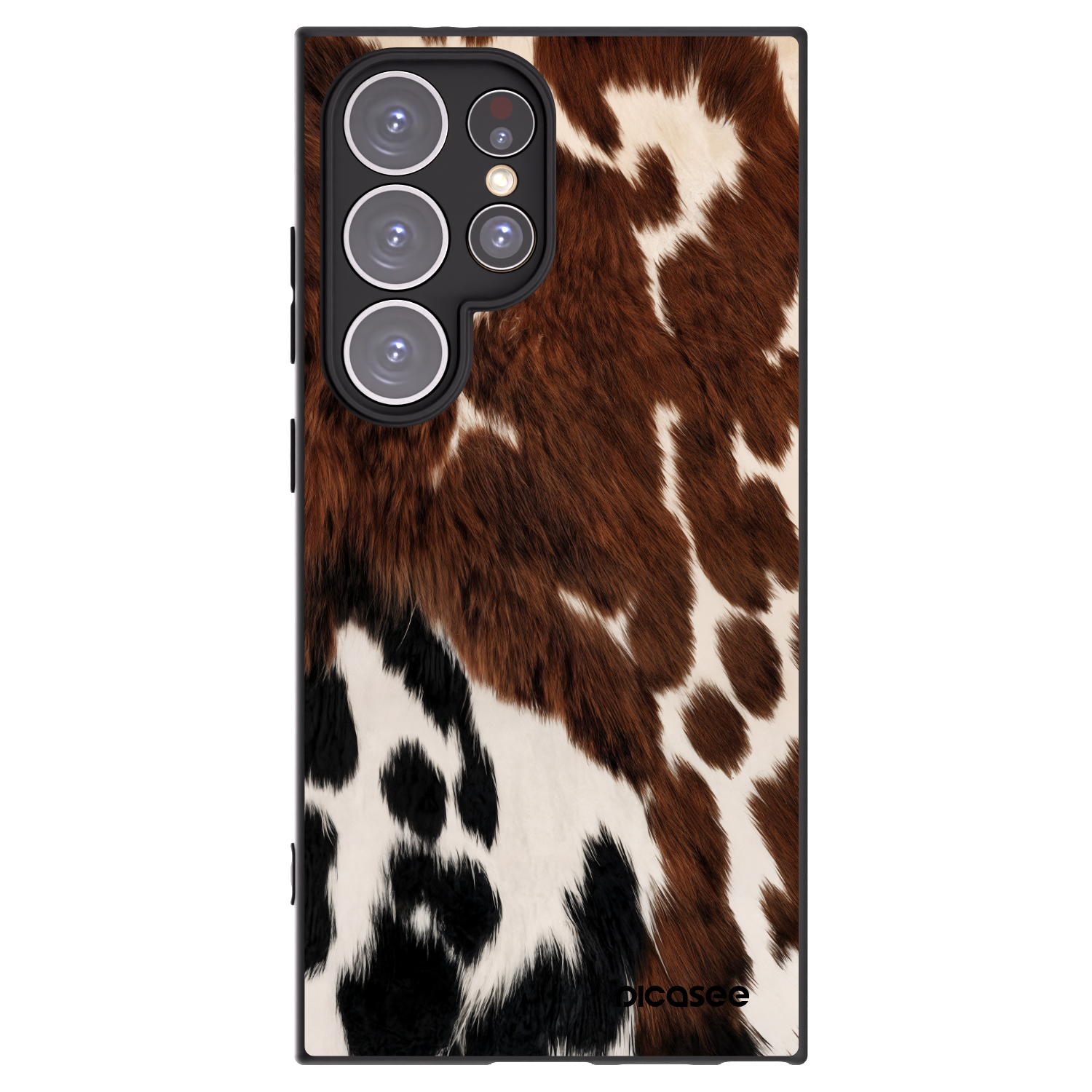 Picasee Samsung Galaxy S24 Ultra S928B 5G Hülle - Schwarzes Silikon - Rust