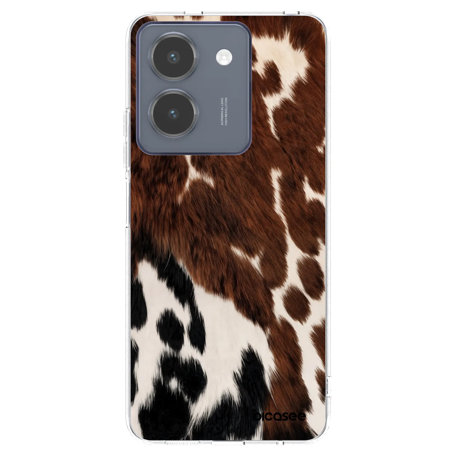 Picasee Vivo Y36 4G Hülle - Transparentes Silikon - Rust