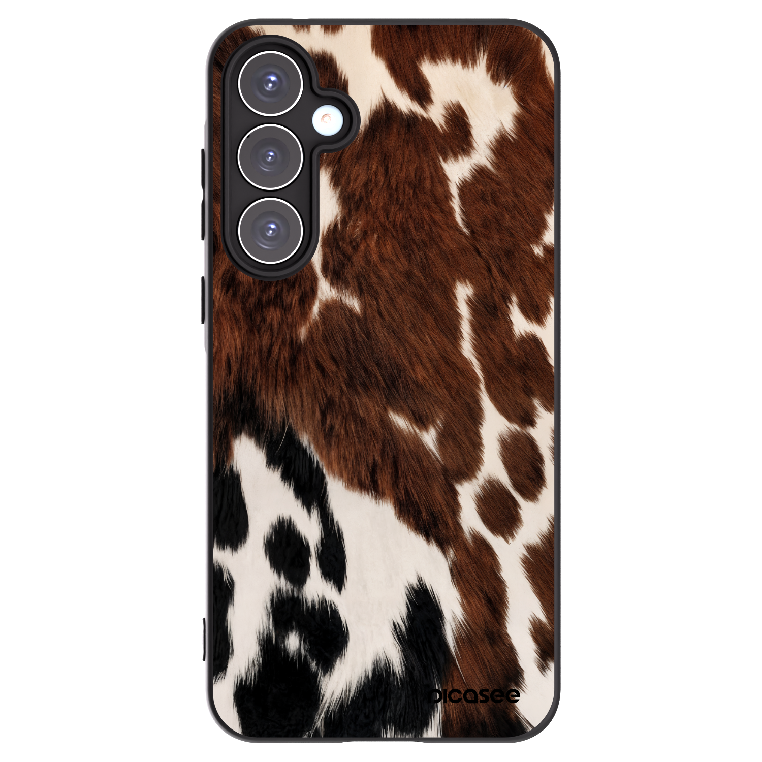 Picasee Samsung Galaxy A55 5G A556B Hülle - Schwarzes Silikon - Rust