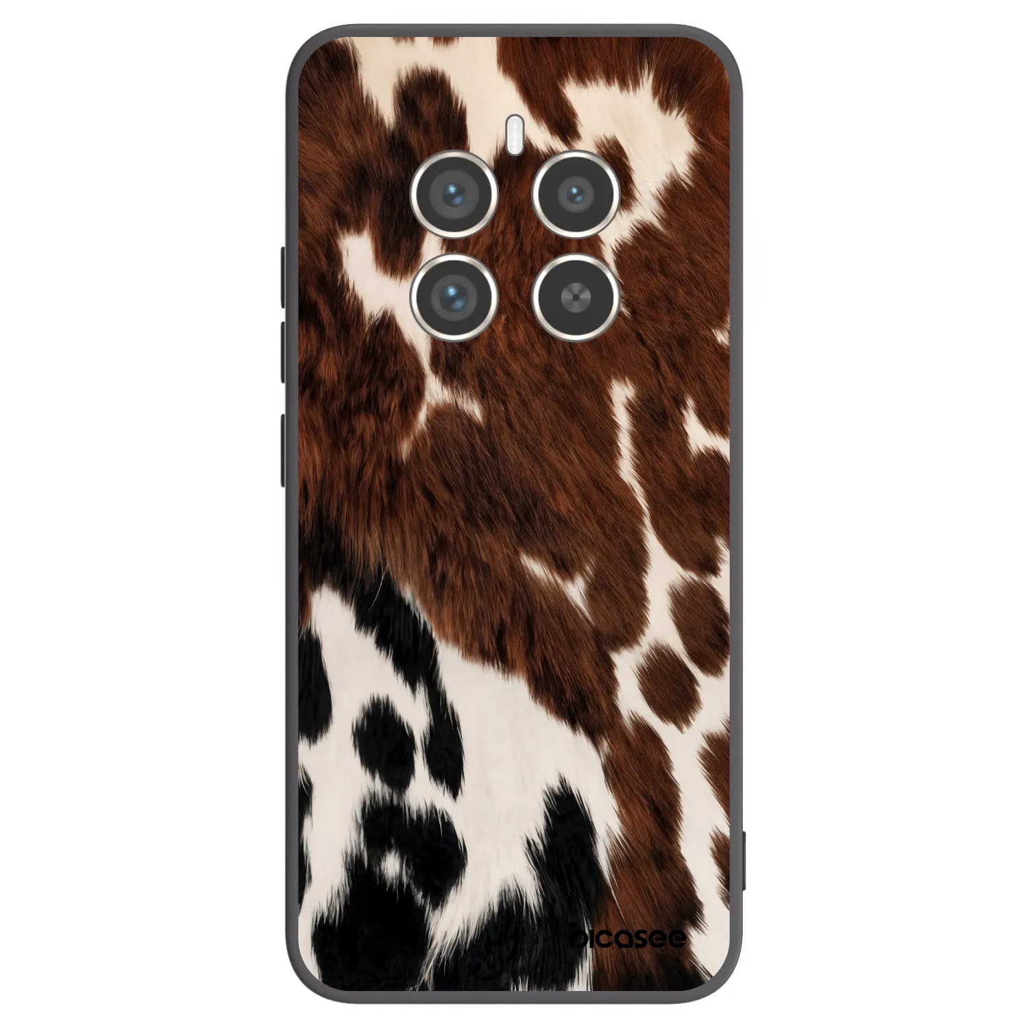 Picasee Realme 12 Pro 5G Hülle - Schwarzes Silikon - Rust