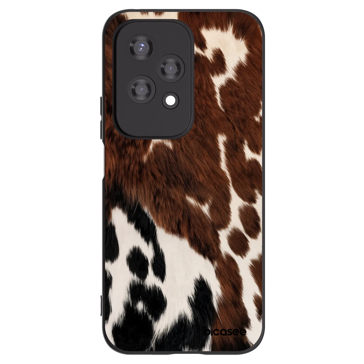 Picasee Honor 200 Lite Hülle - Schwarzes Silikon - Rust