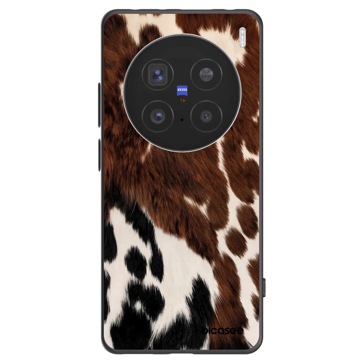 Picasee Vivo X200 Pro Hülle - Schwarzes Silikon - Rust