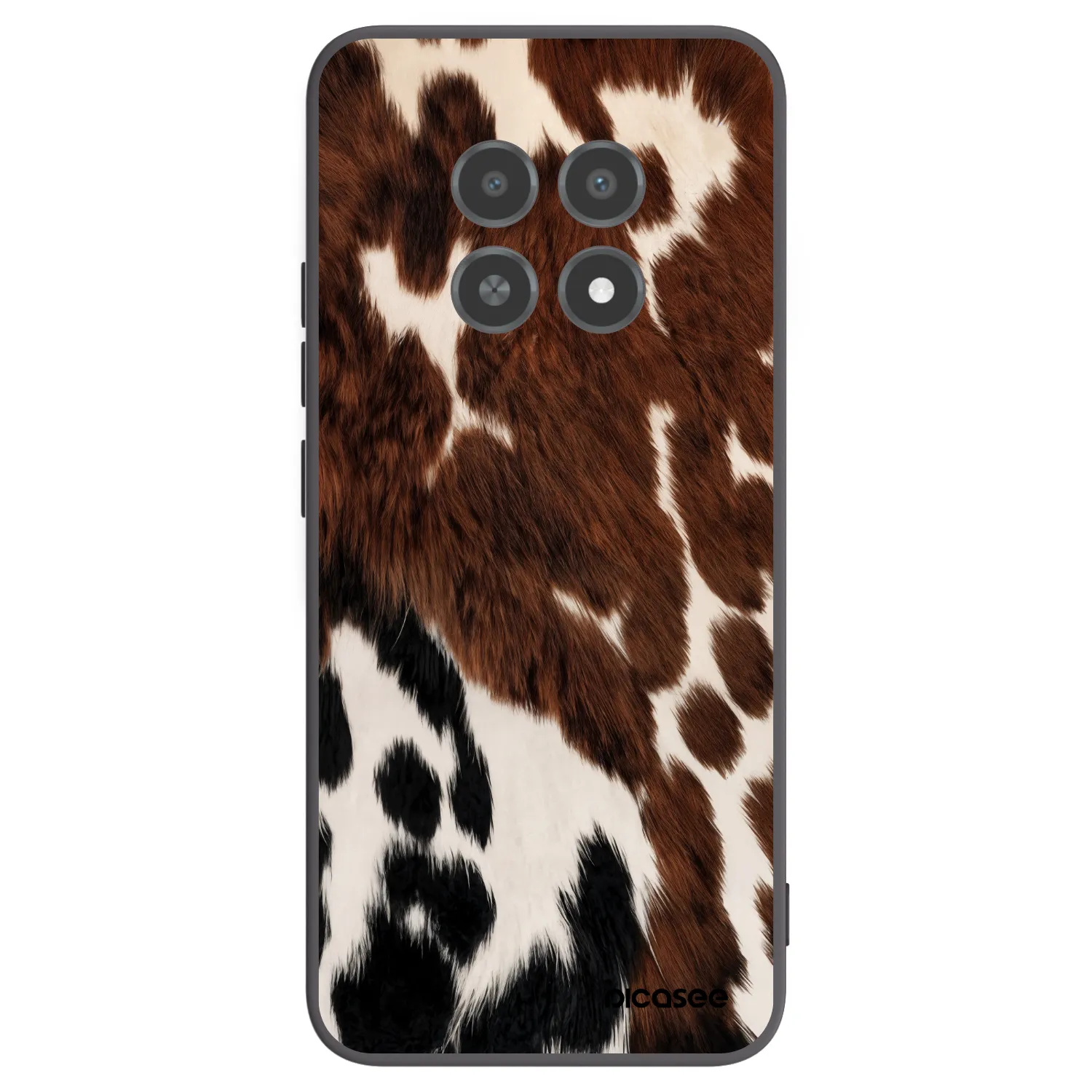 Picasee Realme 12X Hülle - Schwarzes Silikon - Rust