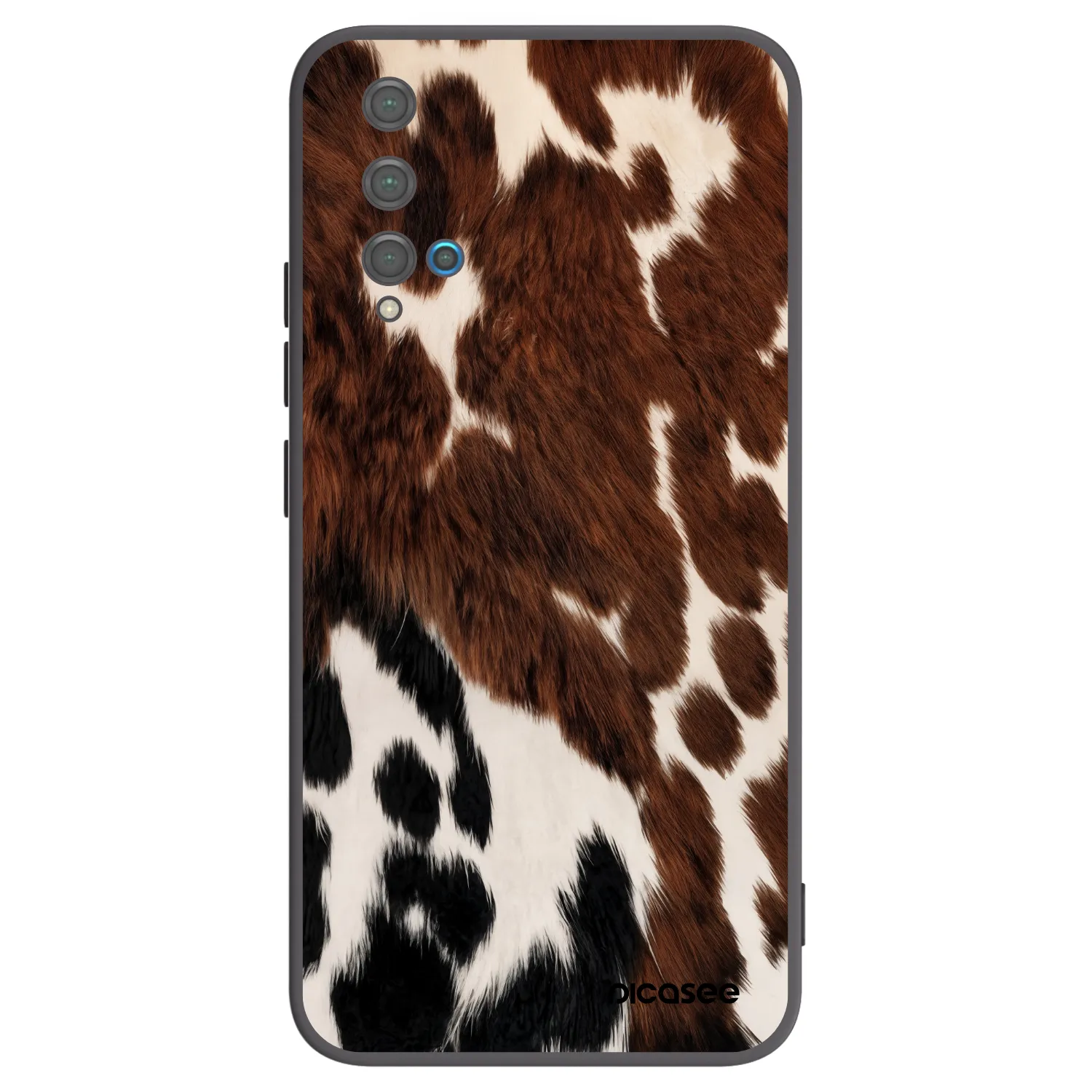 Picasee Huawei Nova 5T Hülle - Schwarzes Silikon - Rust