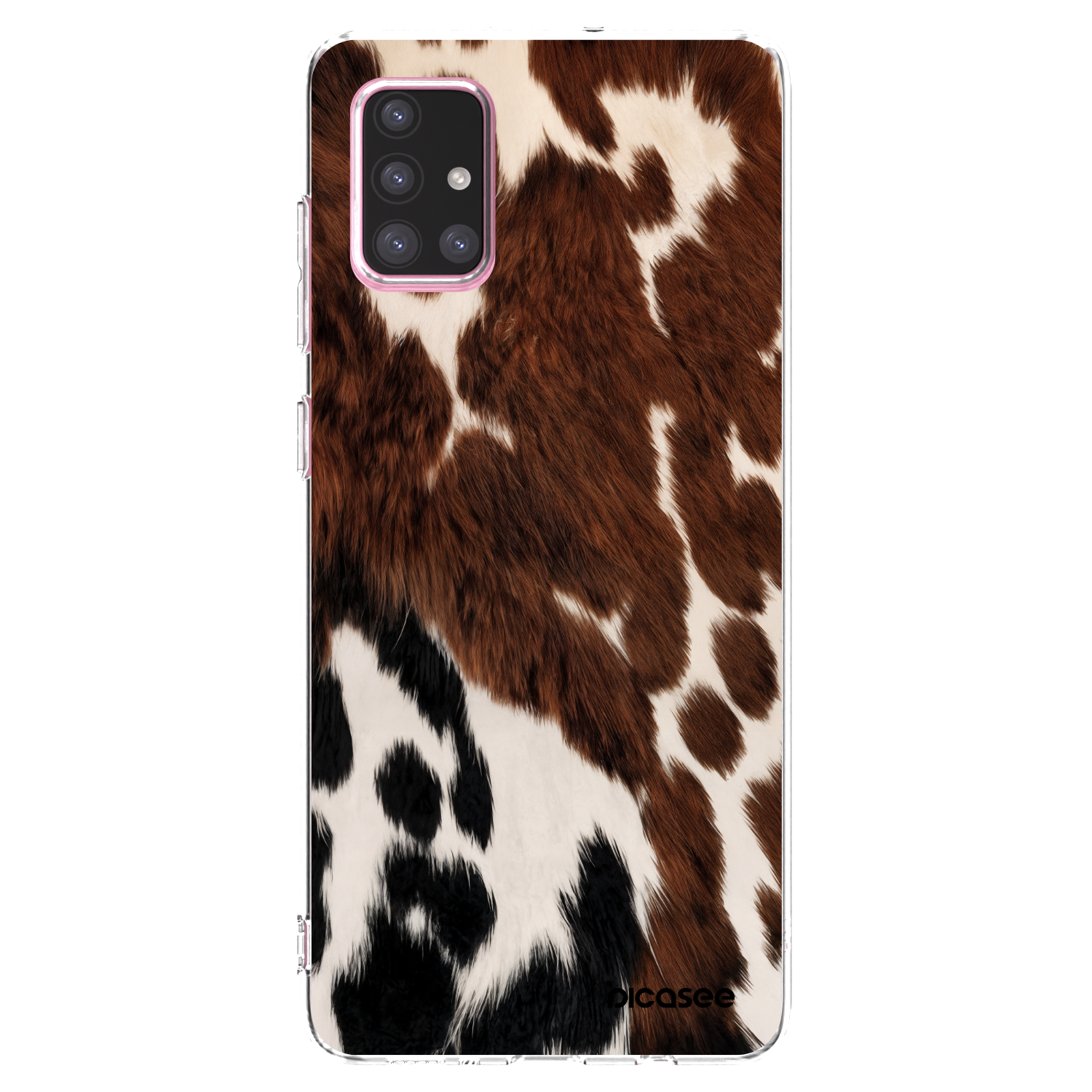Picasee Samsung Galaxy A71 A715F Hülle - Transparentes Silikon - Rust