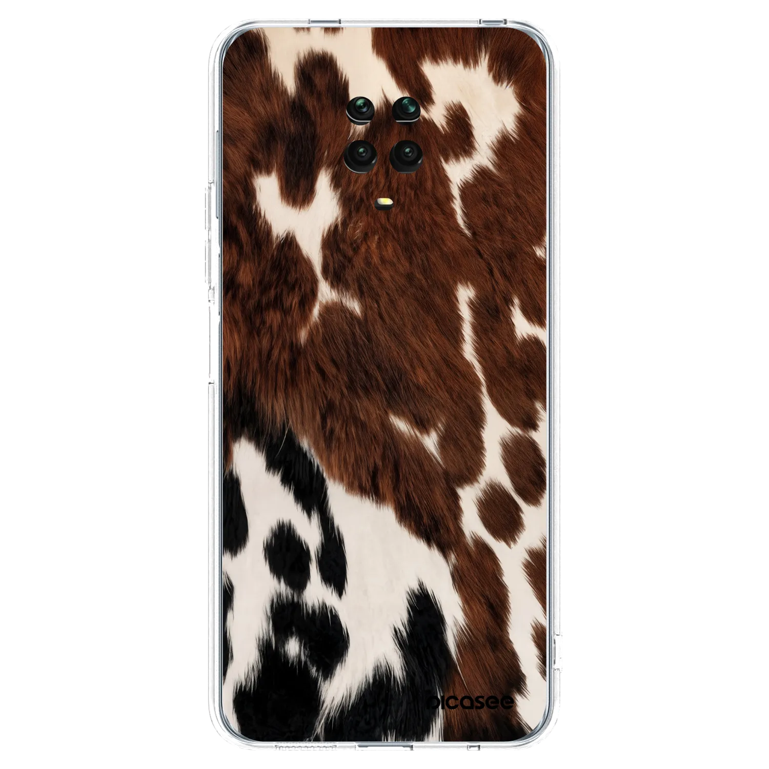 Picasee Xiaomi Redmi Note 9 Pro Hülle - Transparentes Silikon - Rust