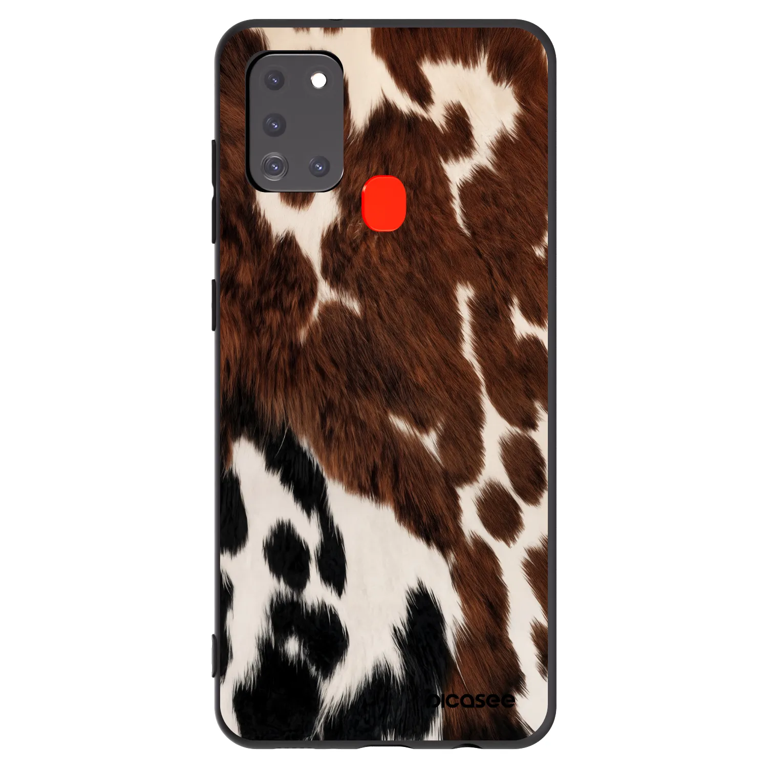 Picasee Samsung Galaxy A21s Hülle - Schwarzes Silikon - Rust