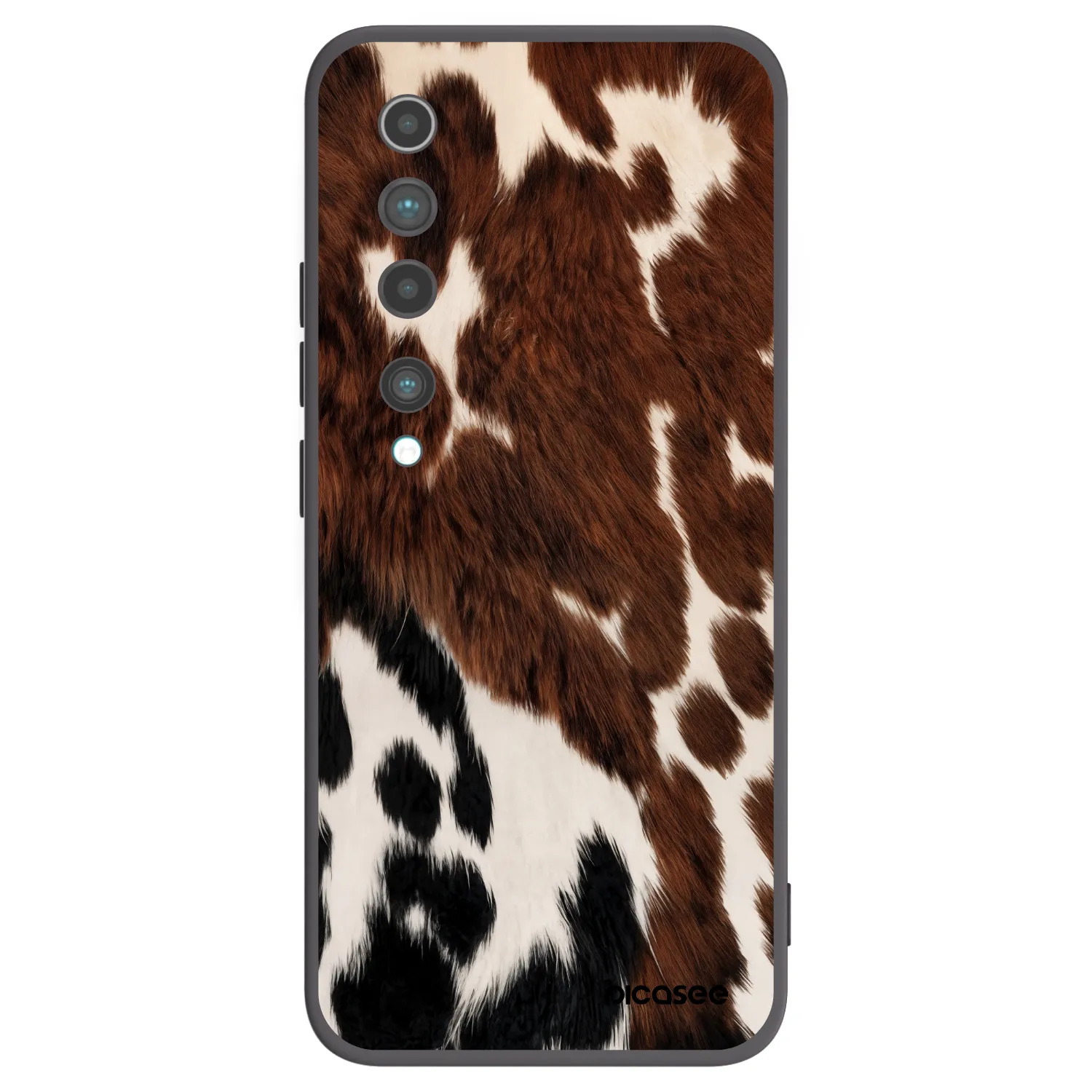 Picasee Xiaomi Mi 10 Hülle - Schwarzes Silikon - Rust