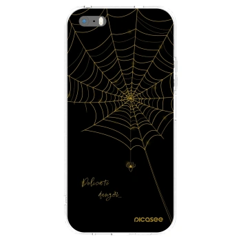 Apple iPhone 5/5S/SE Hülle - Transparentes Silikon - Delicate danger