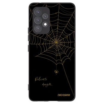 Picasee Samsung Galaxy A53 5G A536 Hülle - Schwarzes Silikon - Delicate danger