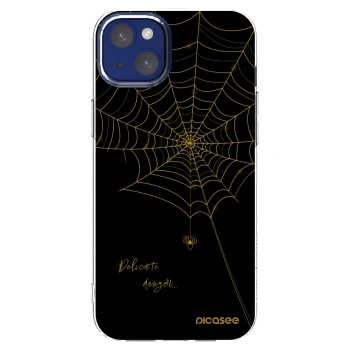 Picasee Apple iPhone 14 Plus Hülle - Transparentes Silikon - Delicate danger