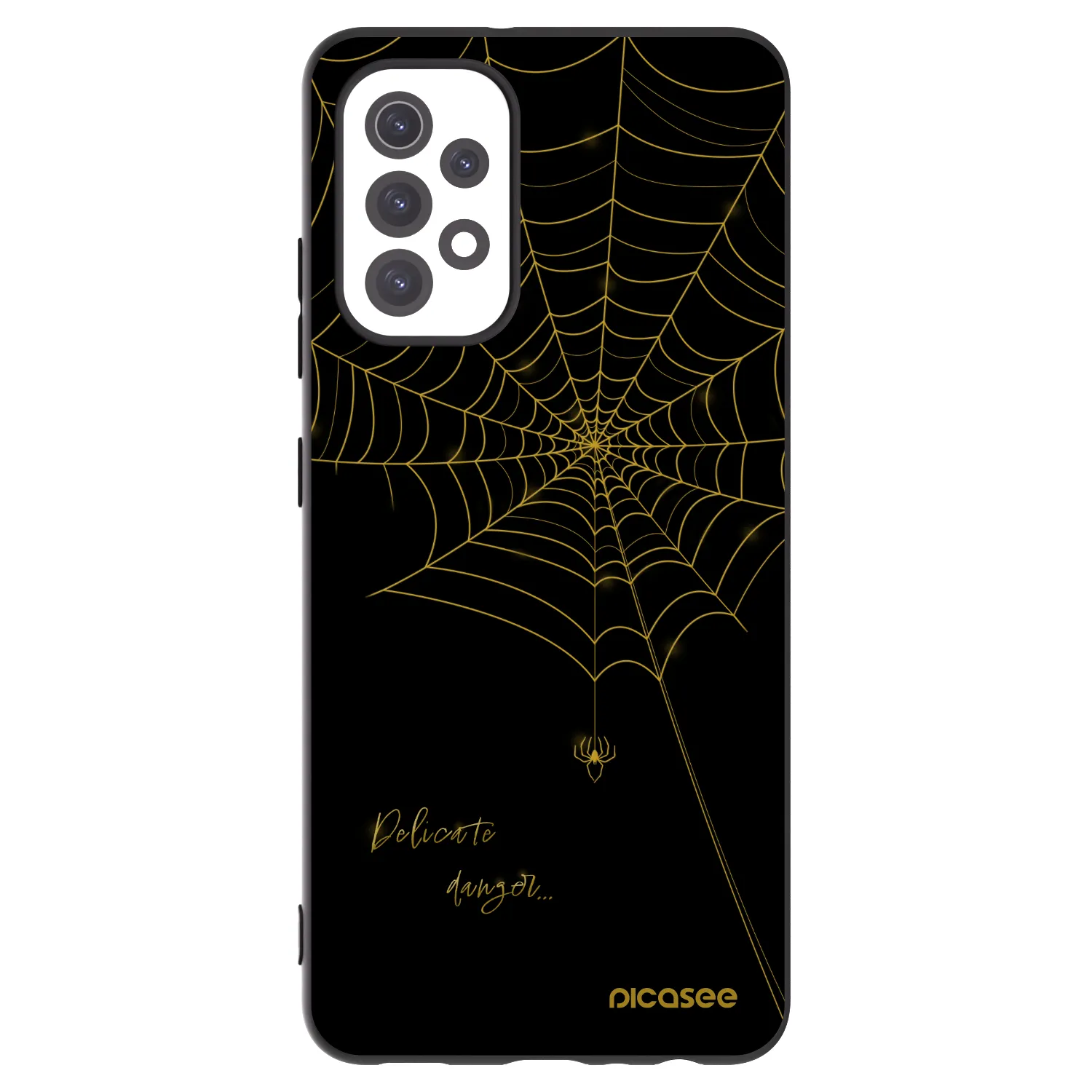 Picasee Samsung Galaxy A32 5G A326B Hülle - Schwarzes Silikon - Delicate danger