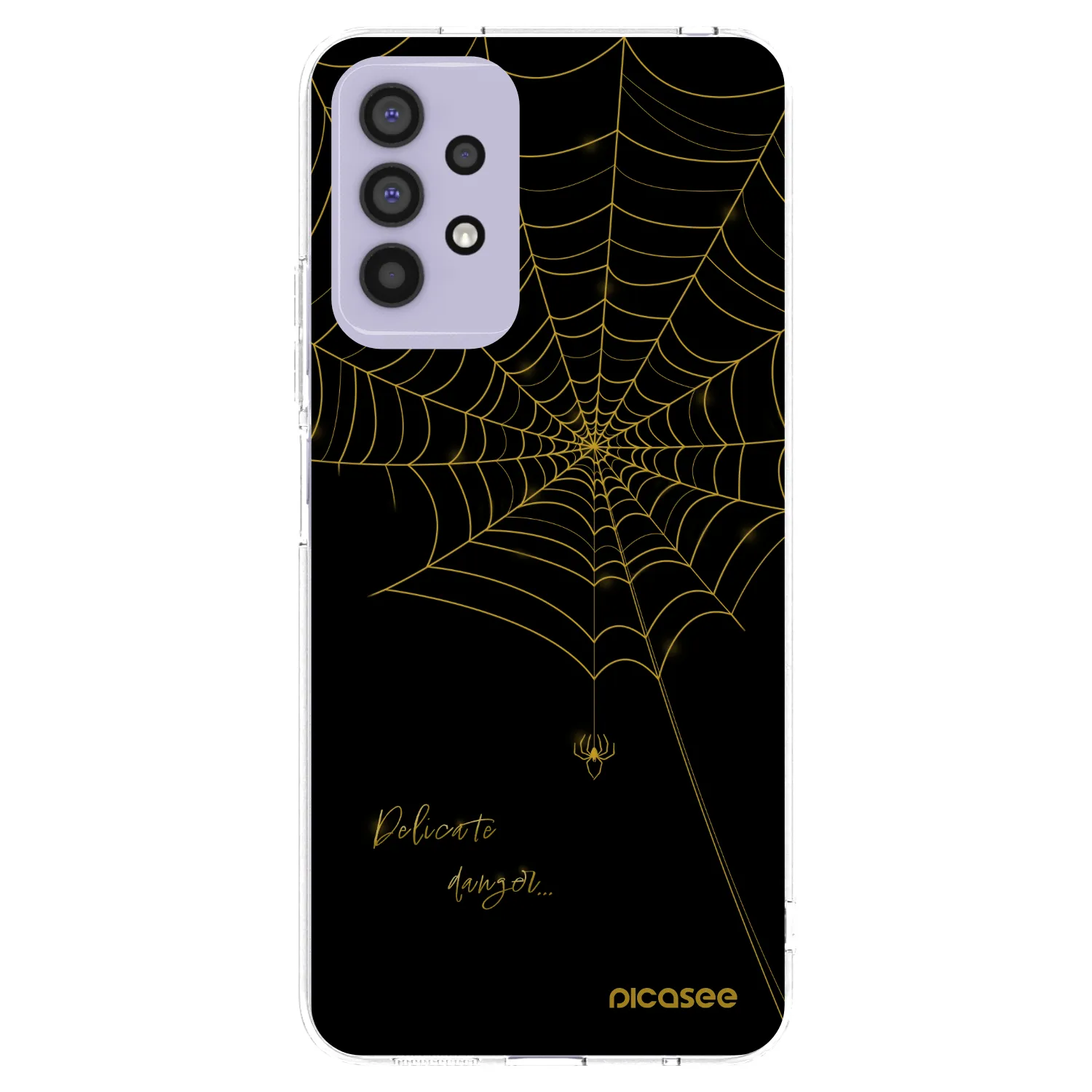 Picasee Samsung Galaxy A32 4G SM-A325F Hülle - Transparentes Silikon - Delicate danger