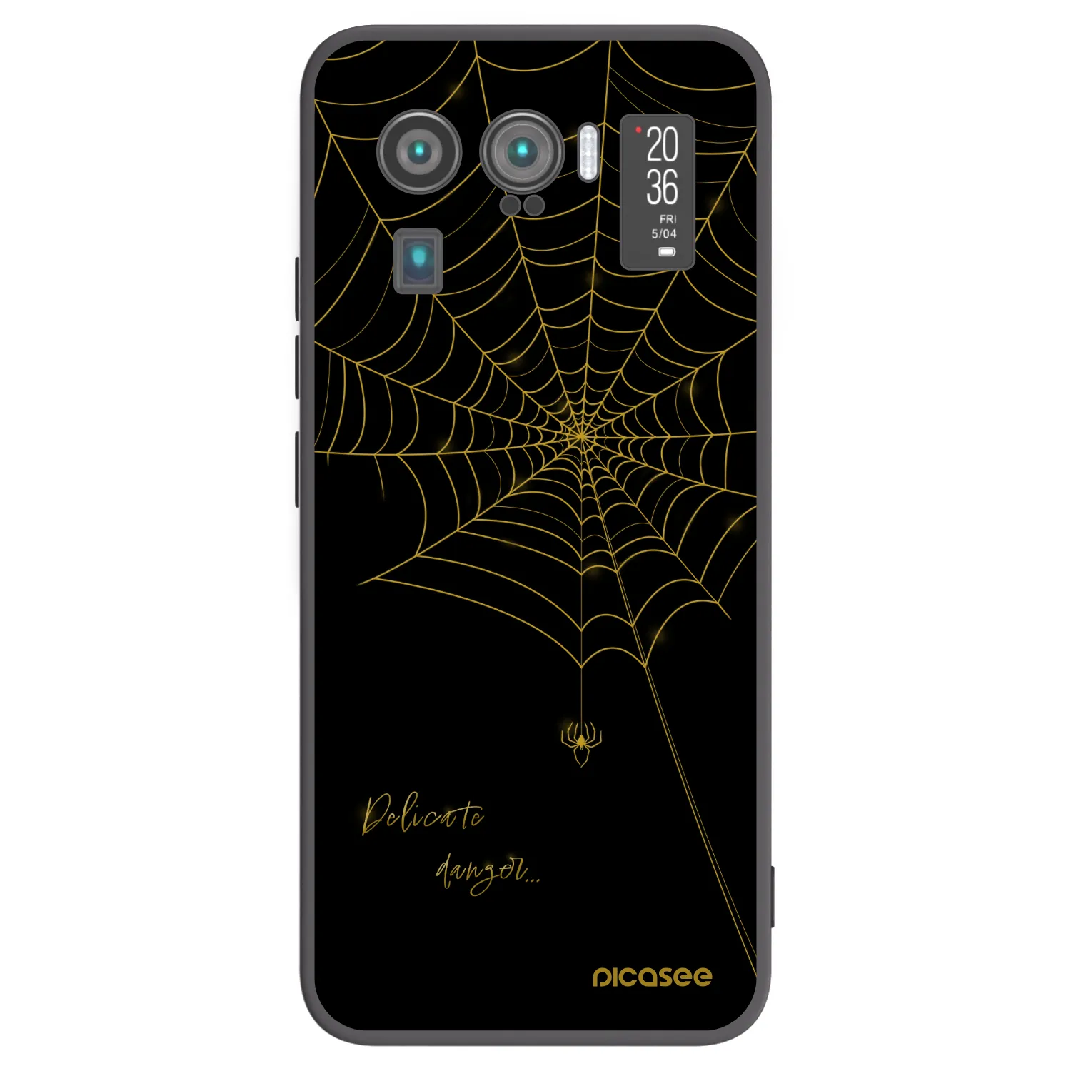 Picasee Xiaomi Mi 11 Ultra Hülle - Schwarzes Silikon - Delicate danger