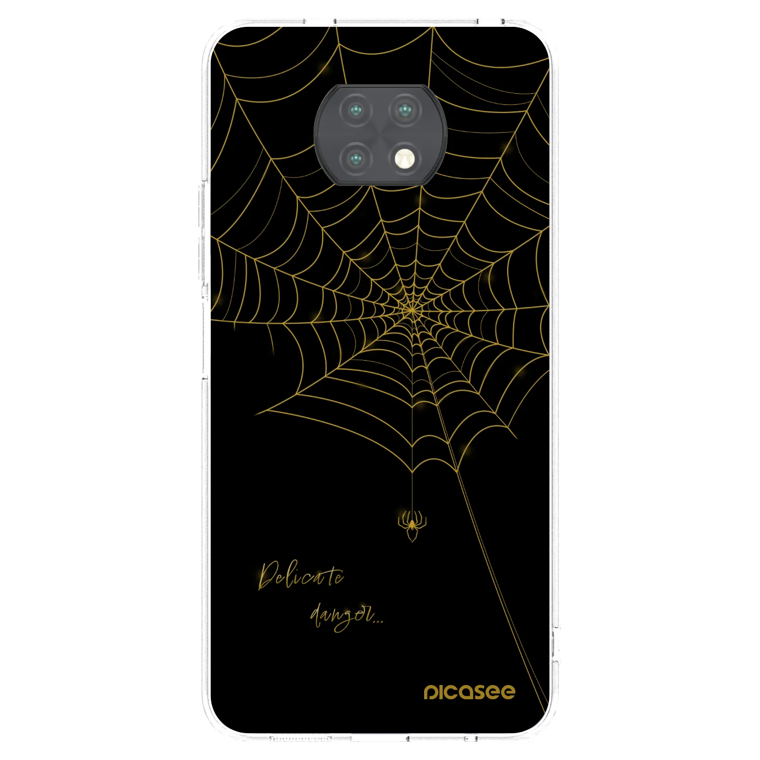 Picasee Xiaomi Redmi Note 9T Hülle - Transparentes Silikon - Delicate danger