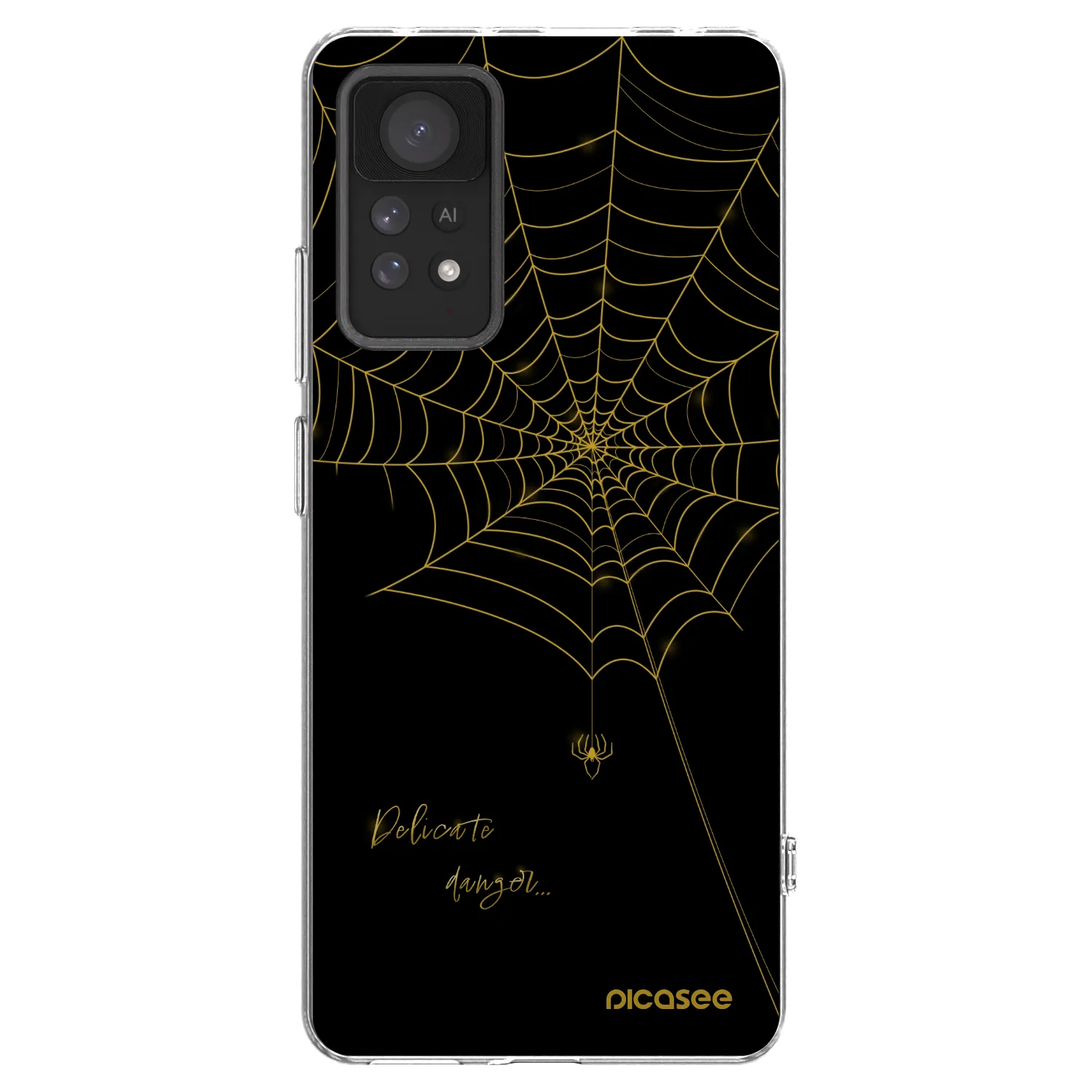 Picasee Xiaomi Redmi Note 11 Pro Hülle - Transparentes Silikon - Delicate danger
