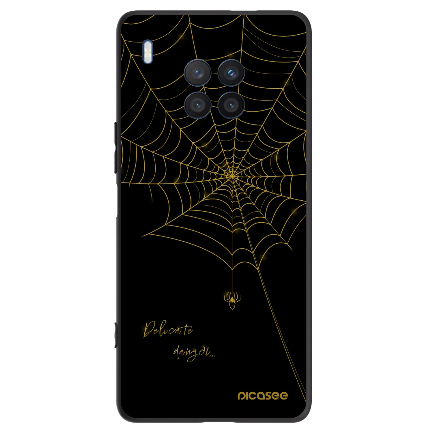Picasee Honor 50 Lite Hülle - Schwarzes Silikon - Delicate danger