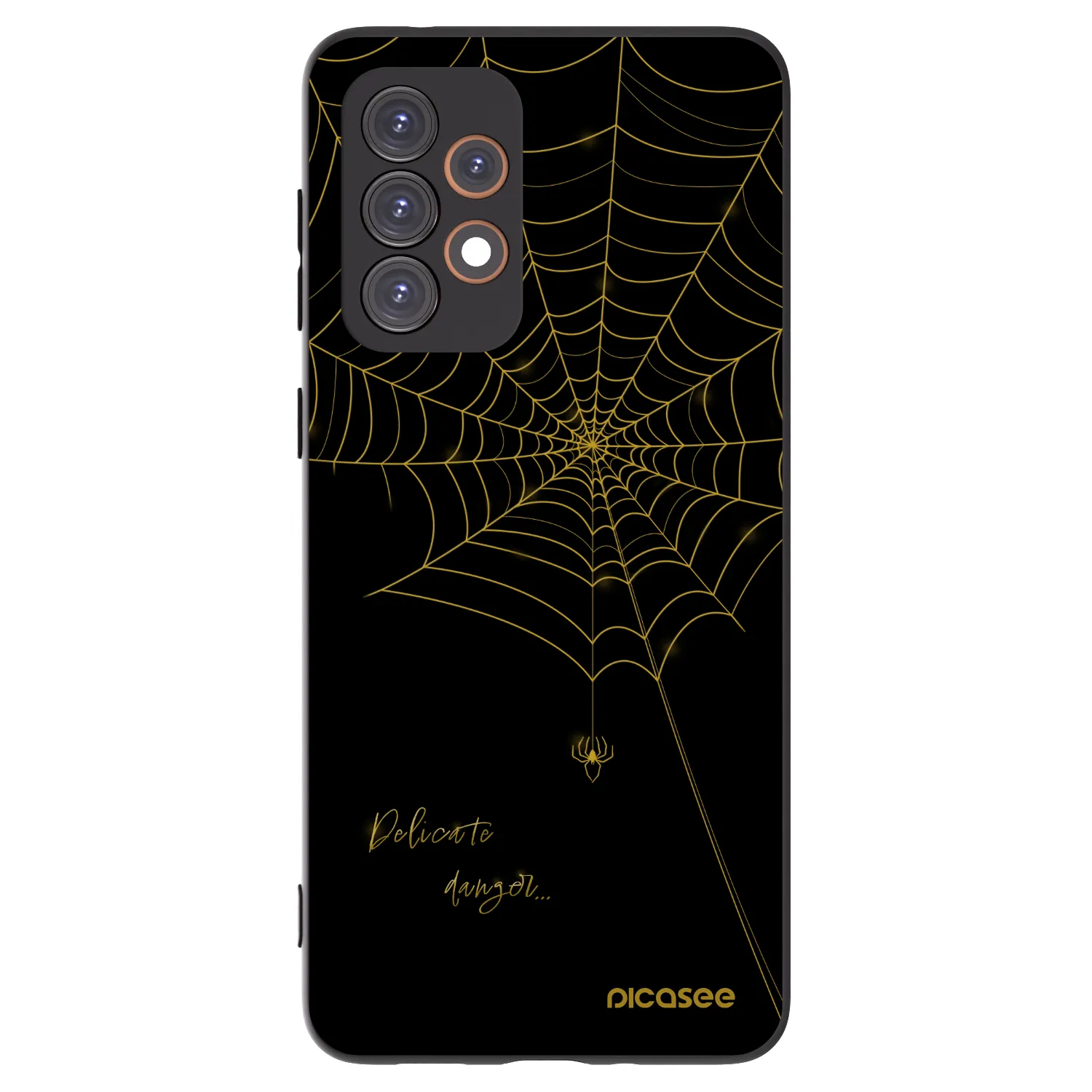 Picasee Samsung Galaxy A33 5G A336 Hülle - Schwarzes Silikon - Delicate danger