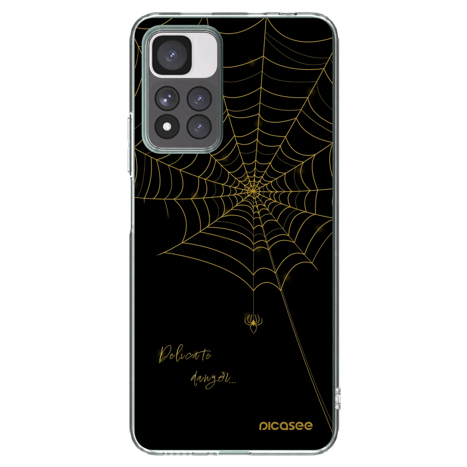 Picasee Xiaomi Redmi Note 11 Pro+ 5G Hülle - Transparentes Silikon - Delicate danger