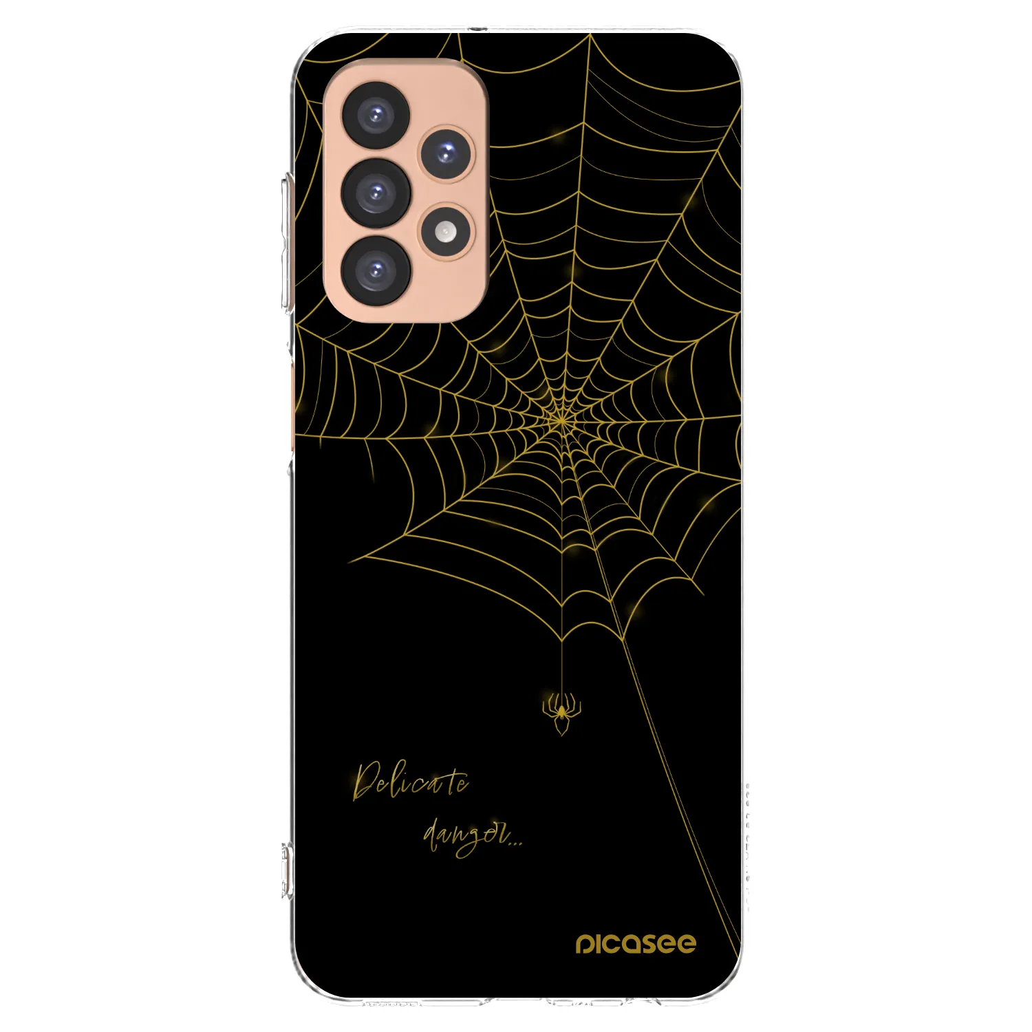 Picasee Samsung Galaxy A23 A236B 5G Hülle - Transparentes Silikon - Delicate danger