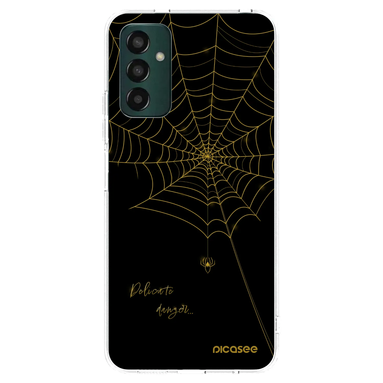 Picasee Samsung Galaxy M23 5G Hülle - Transparentes Silikon - Delicate danger