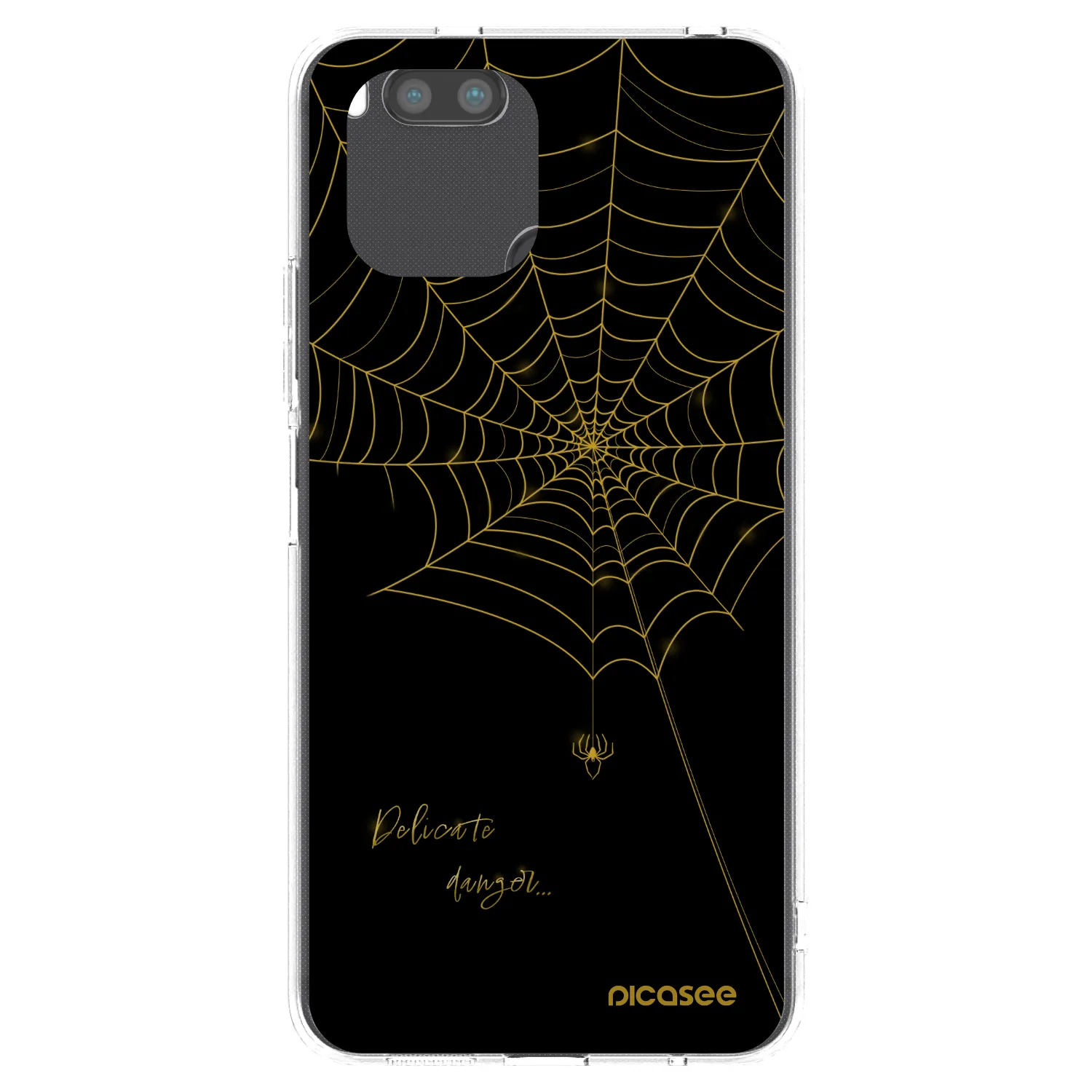 Picasee Xiaomi Redmi A1 Hülle - Transparentes Silikon - Delicate danger