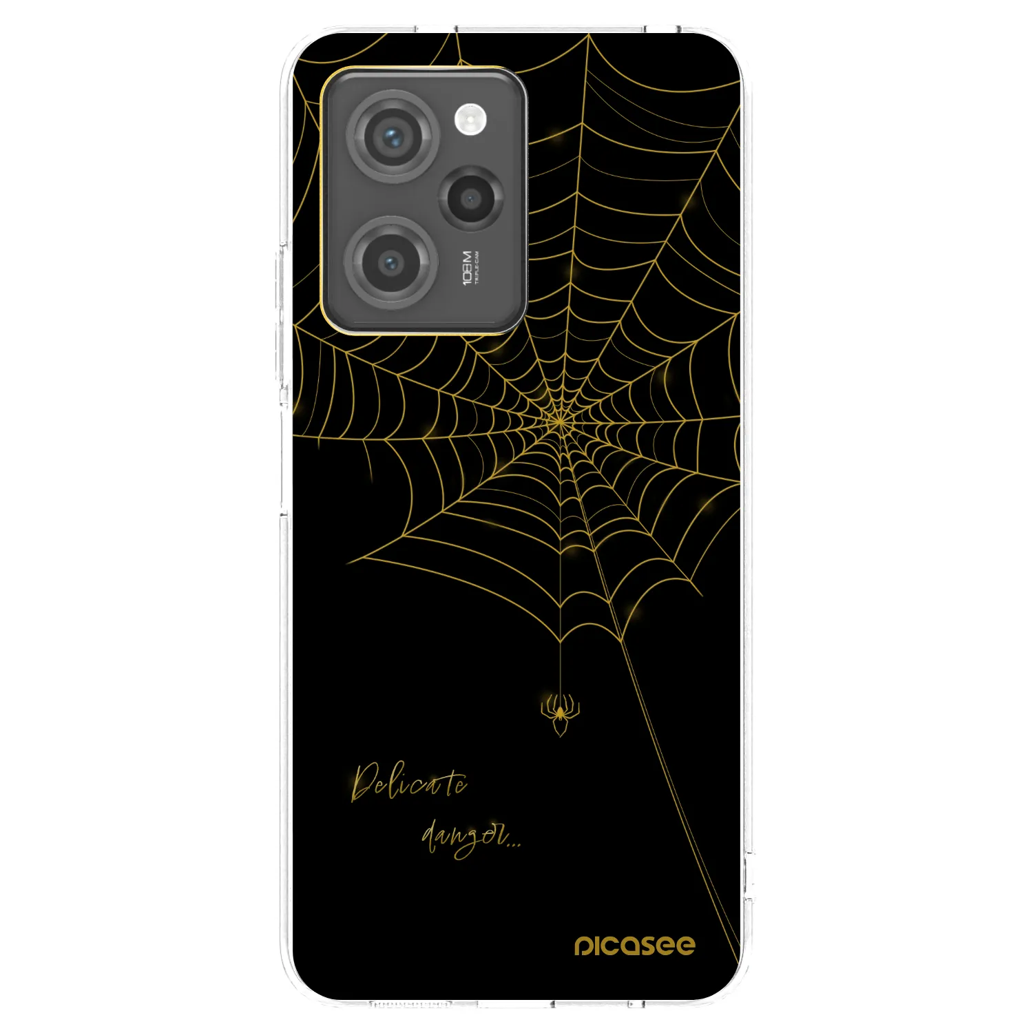 Picasee Xiaomi Poco X5 Pro Hülle - Transparentes Silikon - Delicate danger