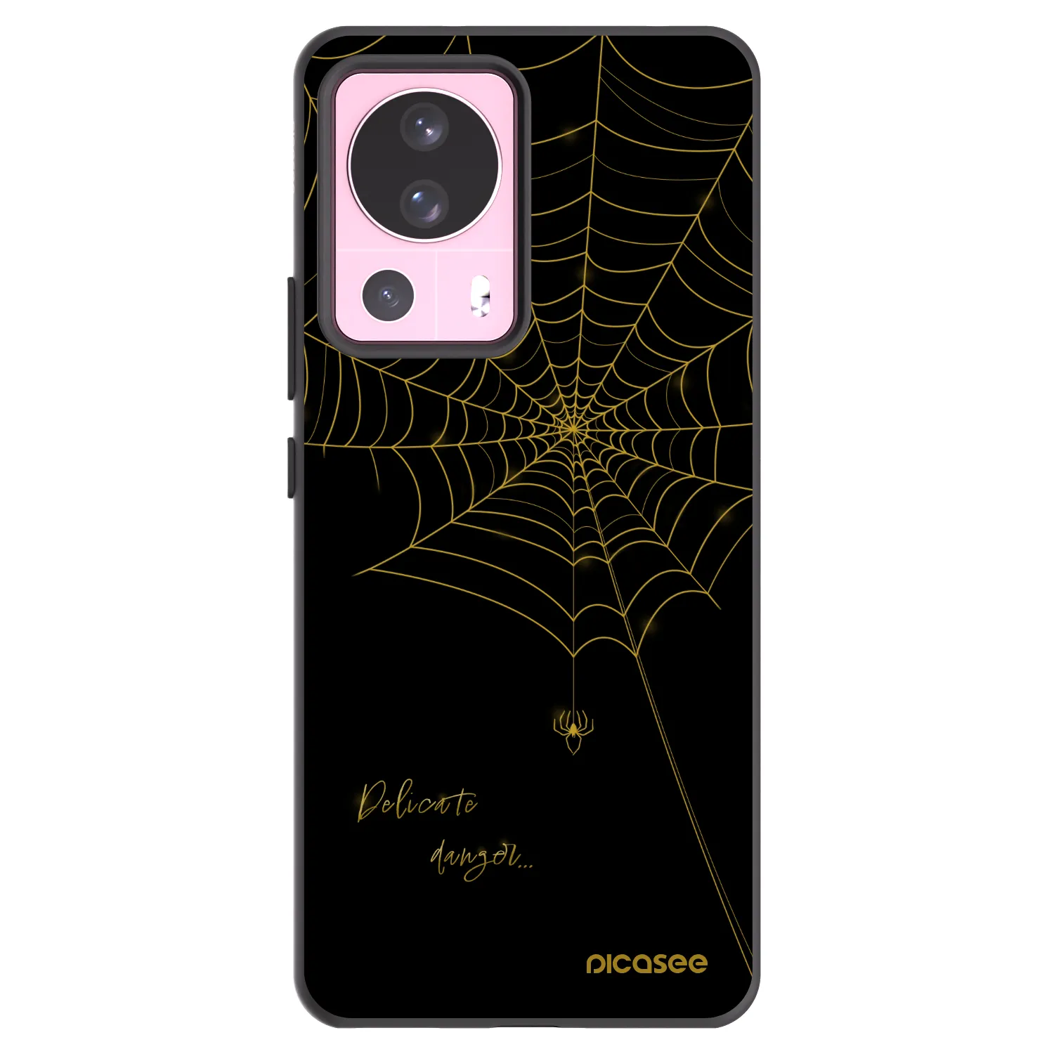 Picasee Xiaomi 13 Lite Hülle - Schwarzes Silikon - Delicate danger